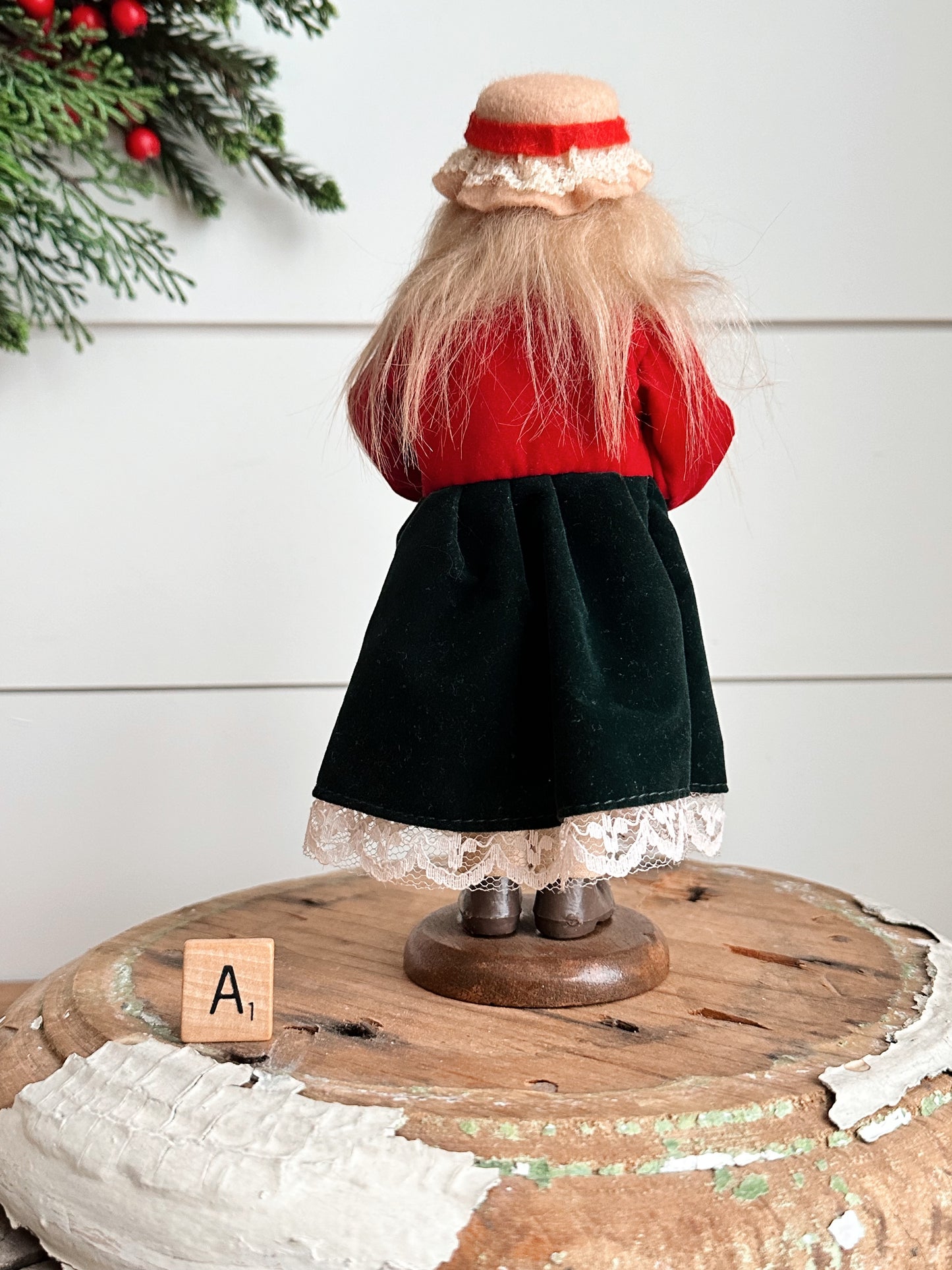 Vintage Victorian Style Caroler