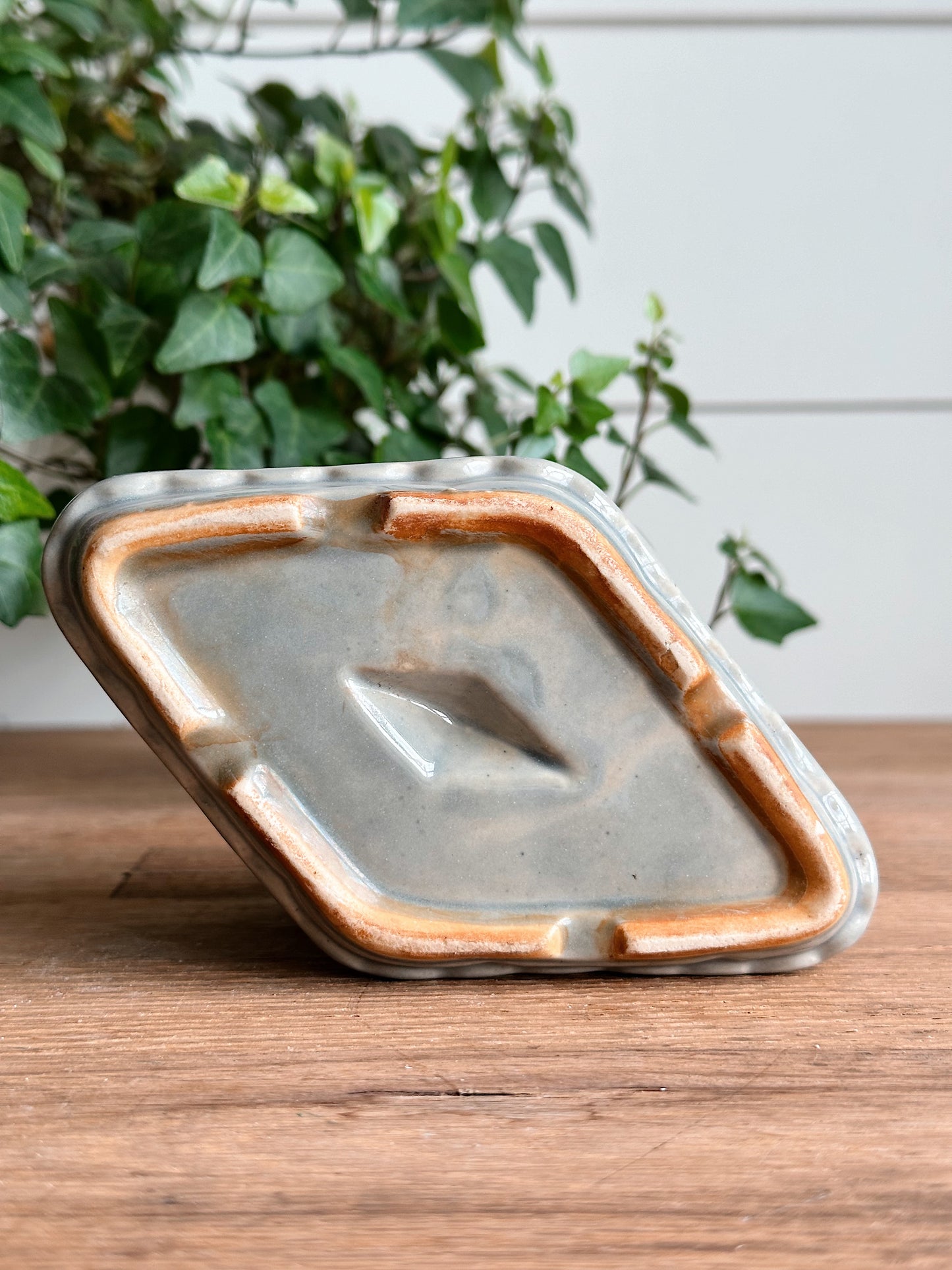 Vintage Diamond Shaped Planter