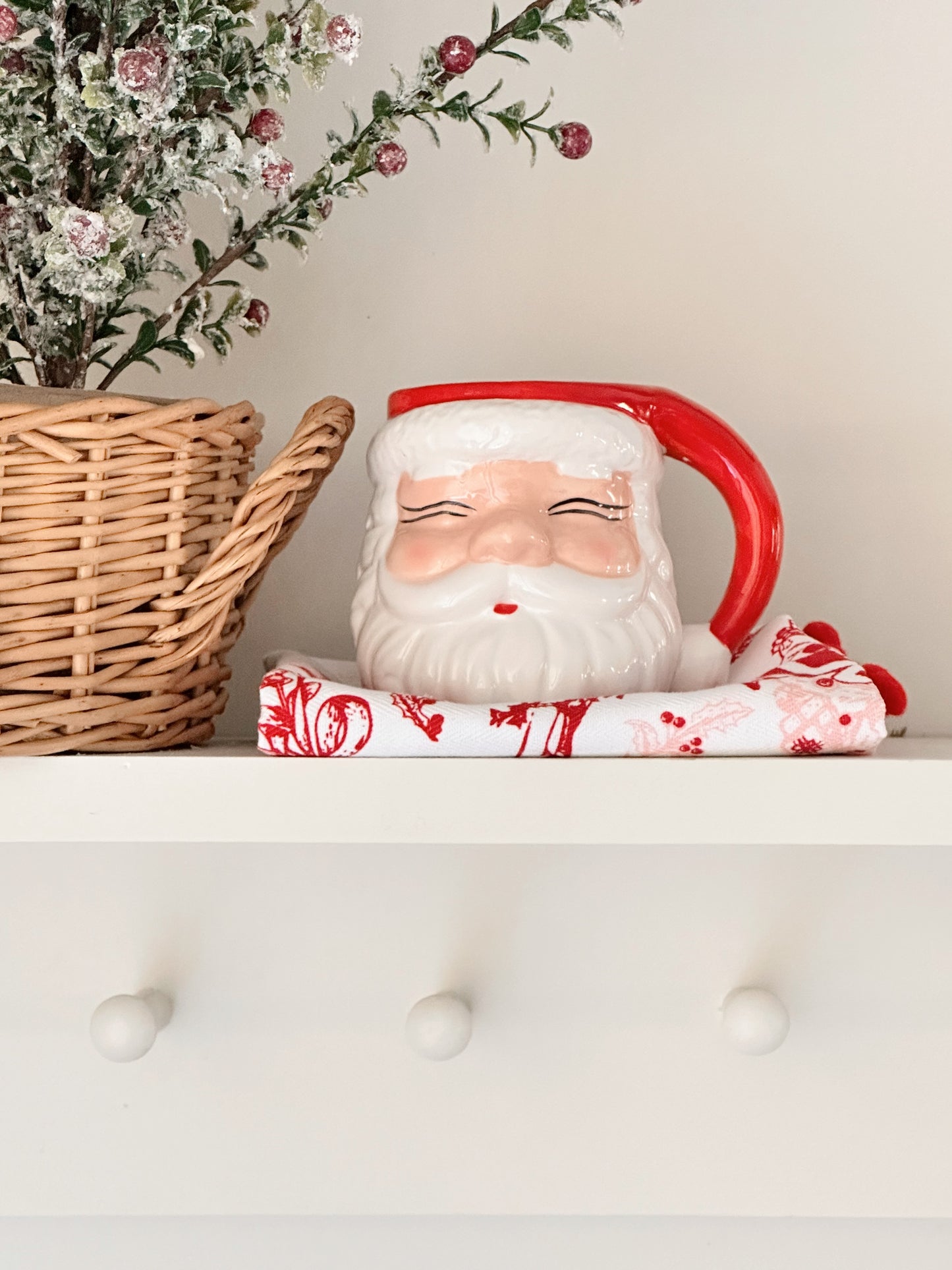 Red Santa Mug