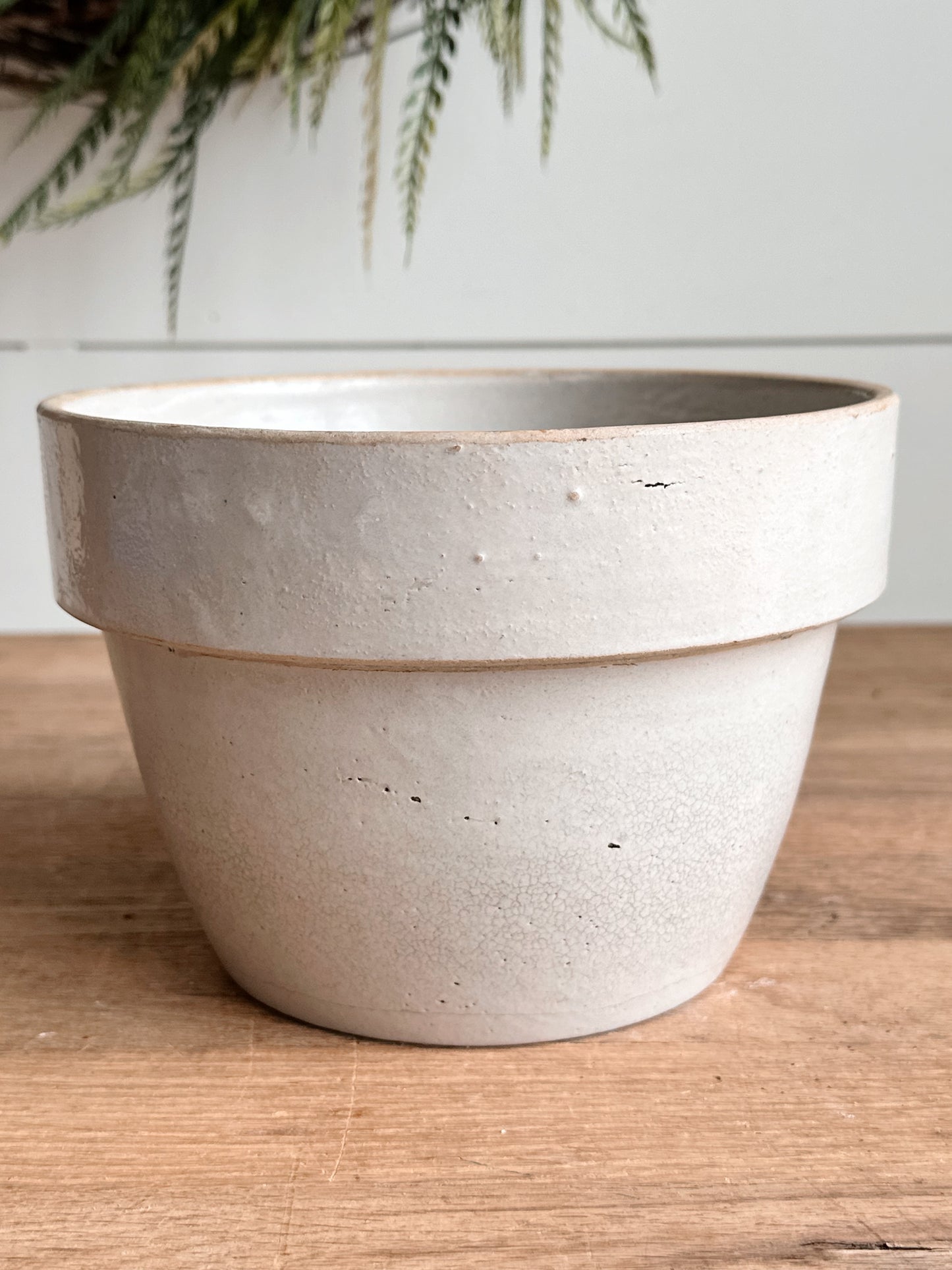 Vintage Stoneware Crockery Planter