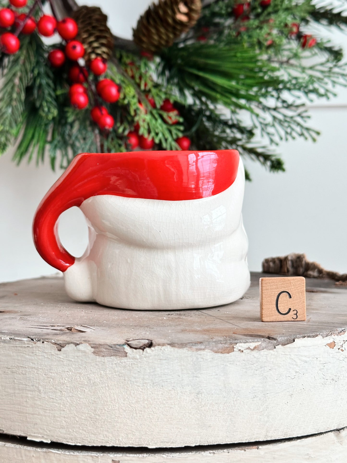Vintage Santa Mug
