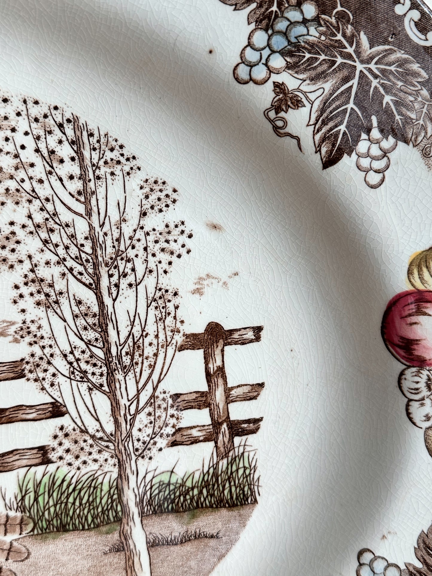 Vintage King Tom Ironstone Turkey Platter