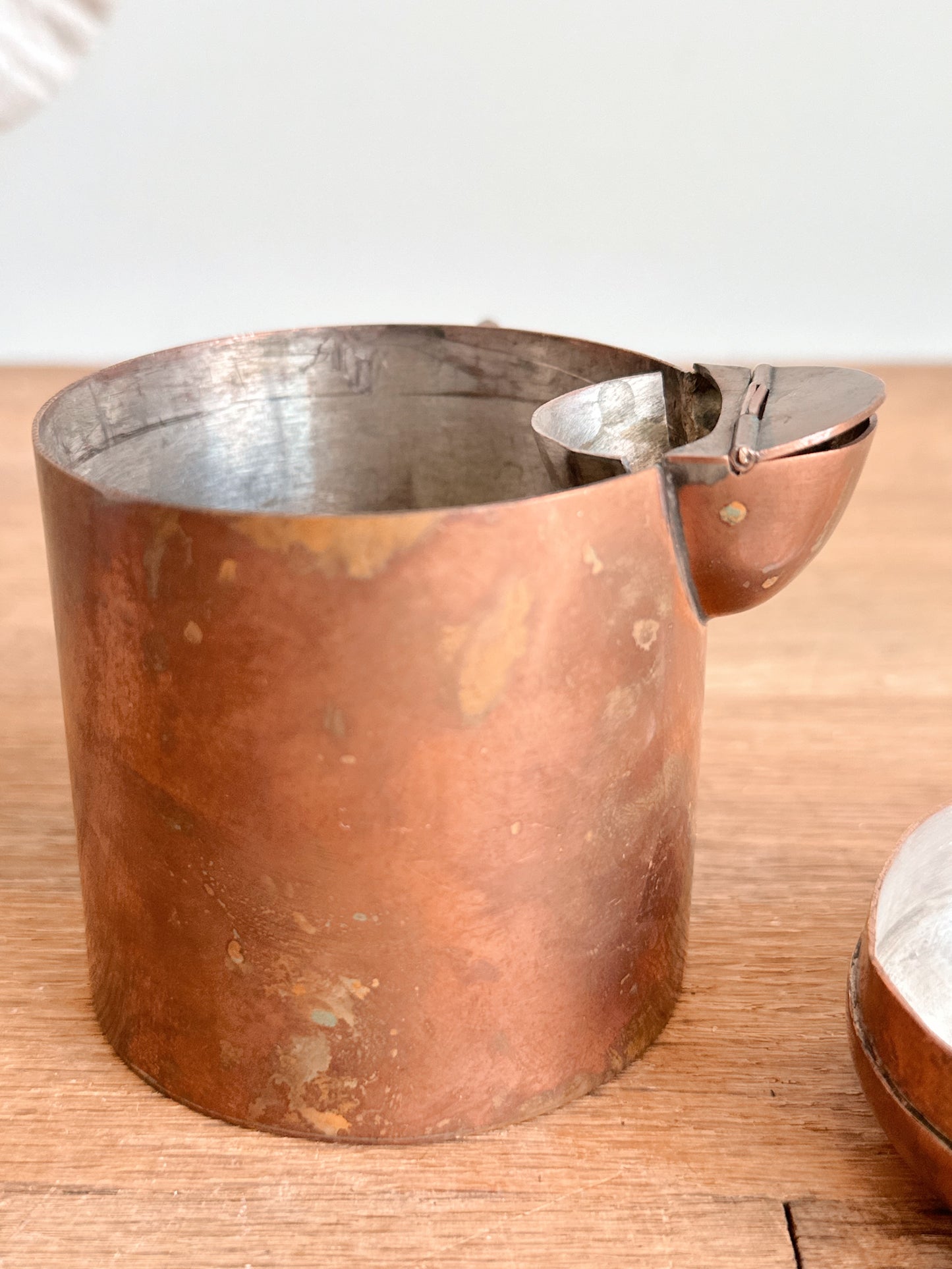 Vintage Copper Creamer