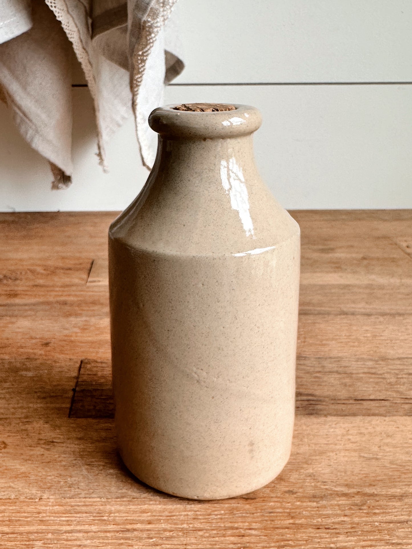 Vintage Stoneware Cooking Oil Bottle, Made in England