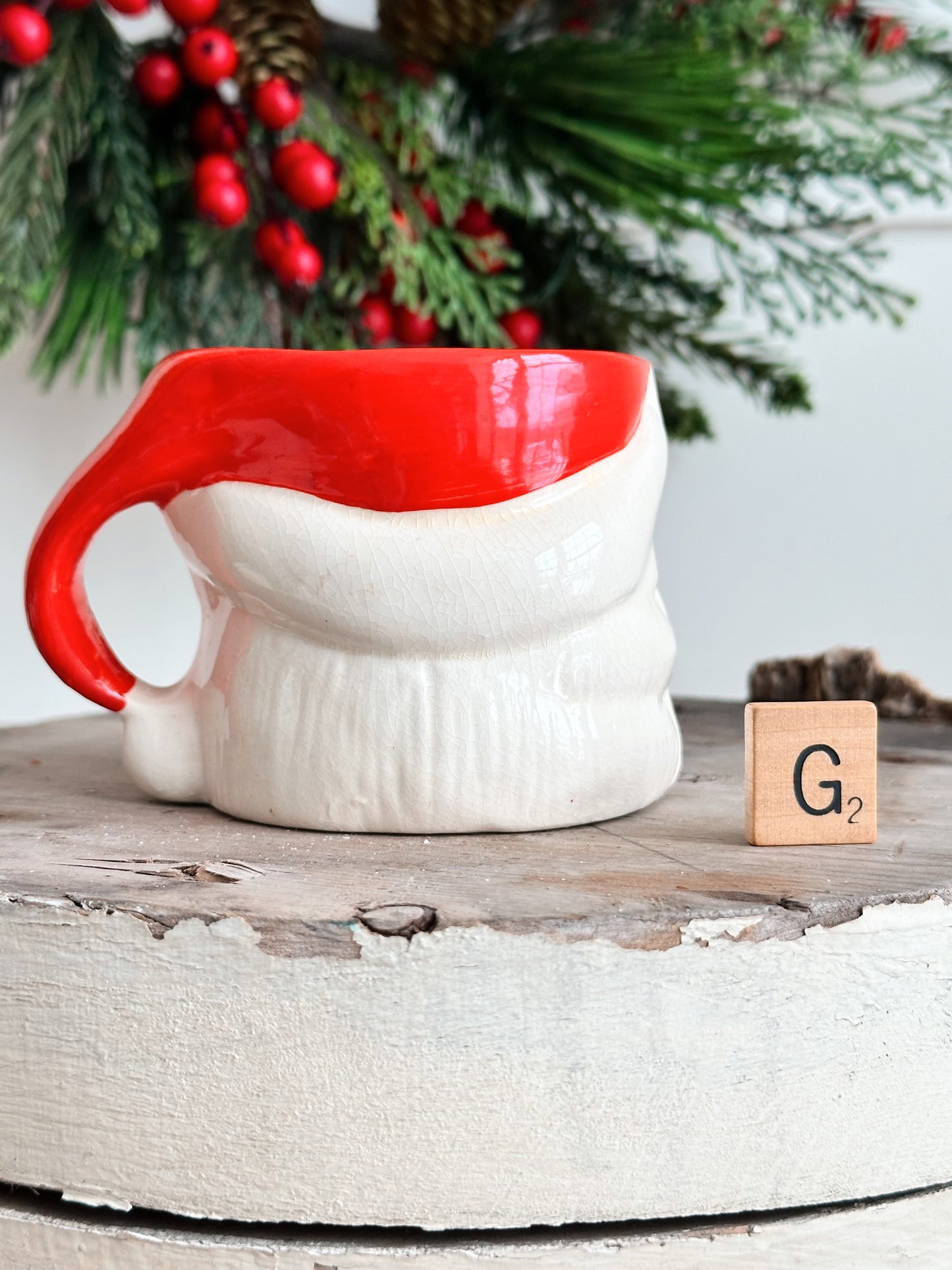Vintage Santa Mug