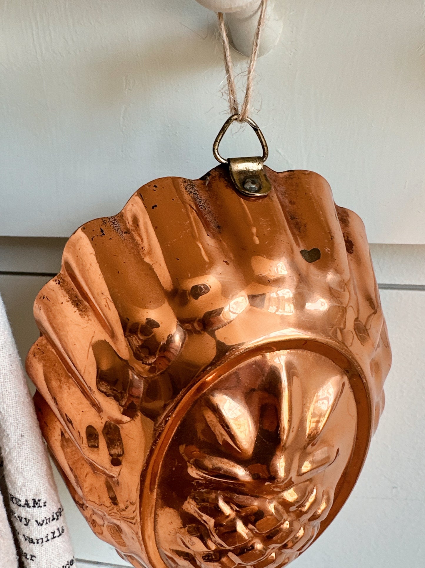 Vintage Copper Pineapple Mold