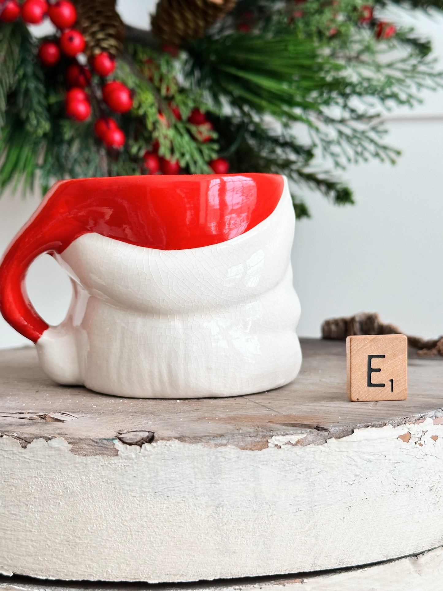 Vintage Santa Mug