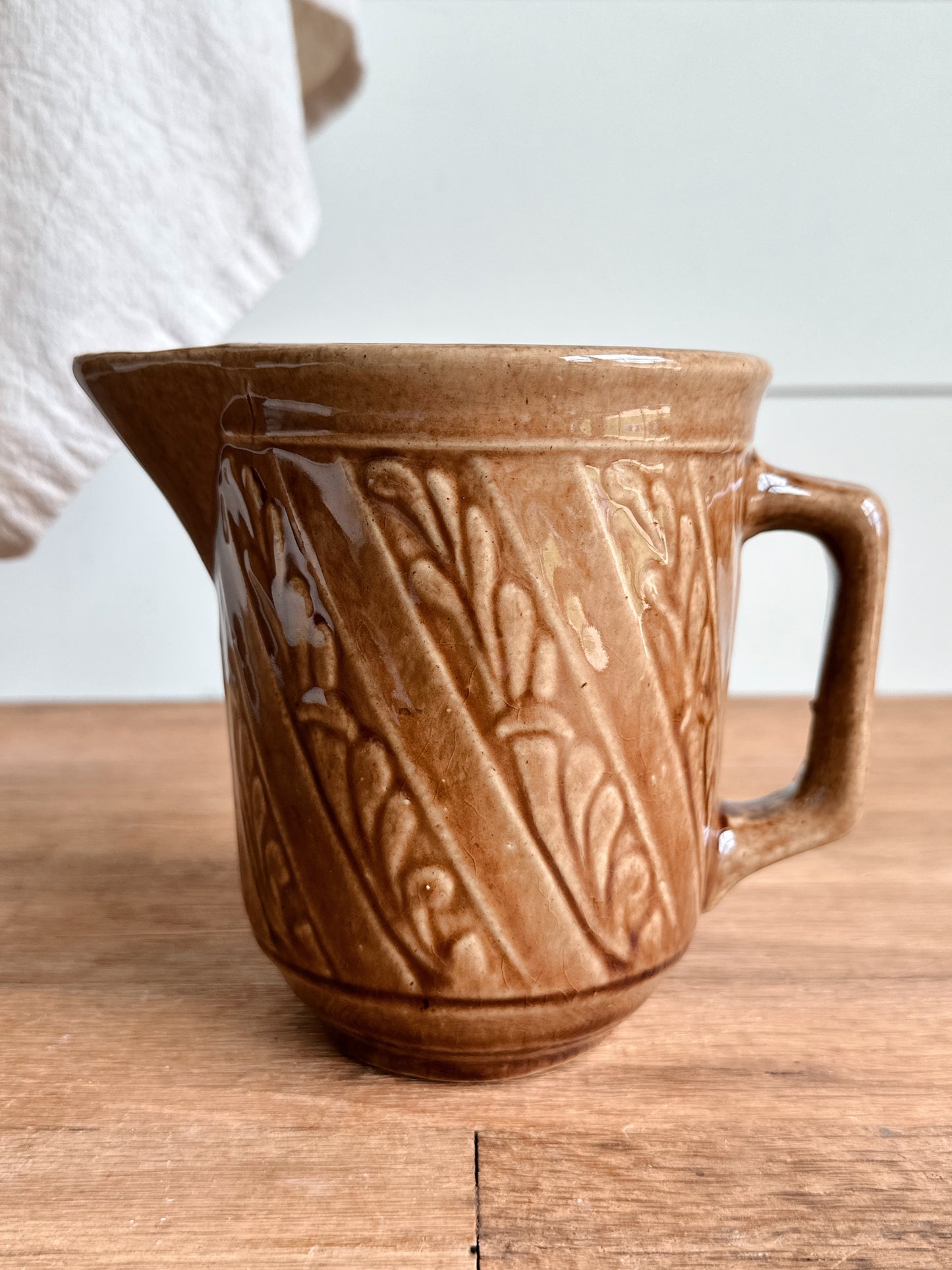 Vintage Stoneware Pitcher