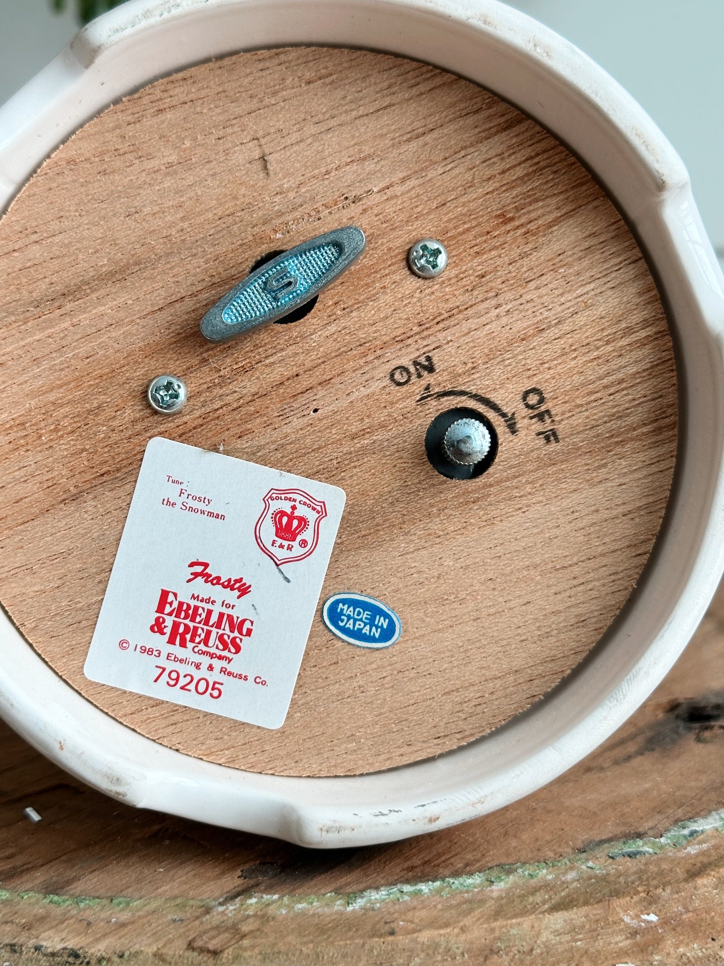 Vintage Musical Frosty The Snowman, Japan