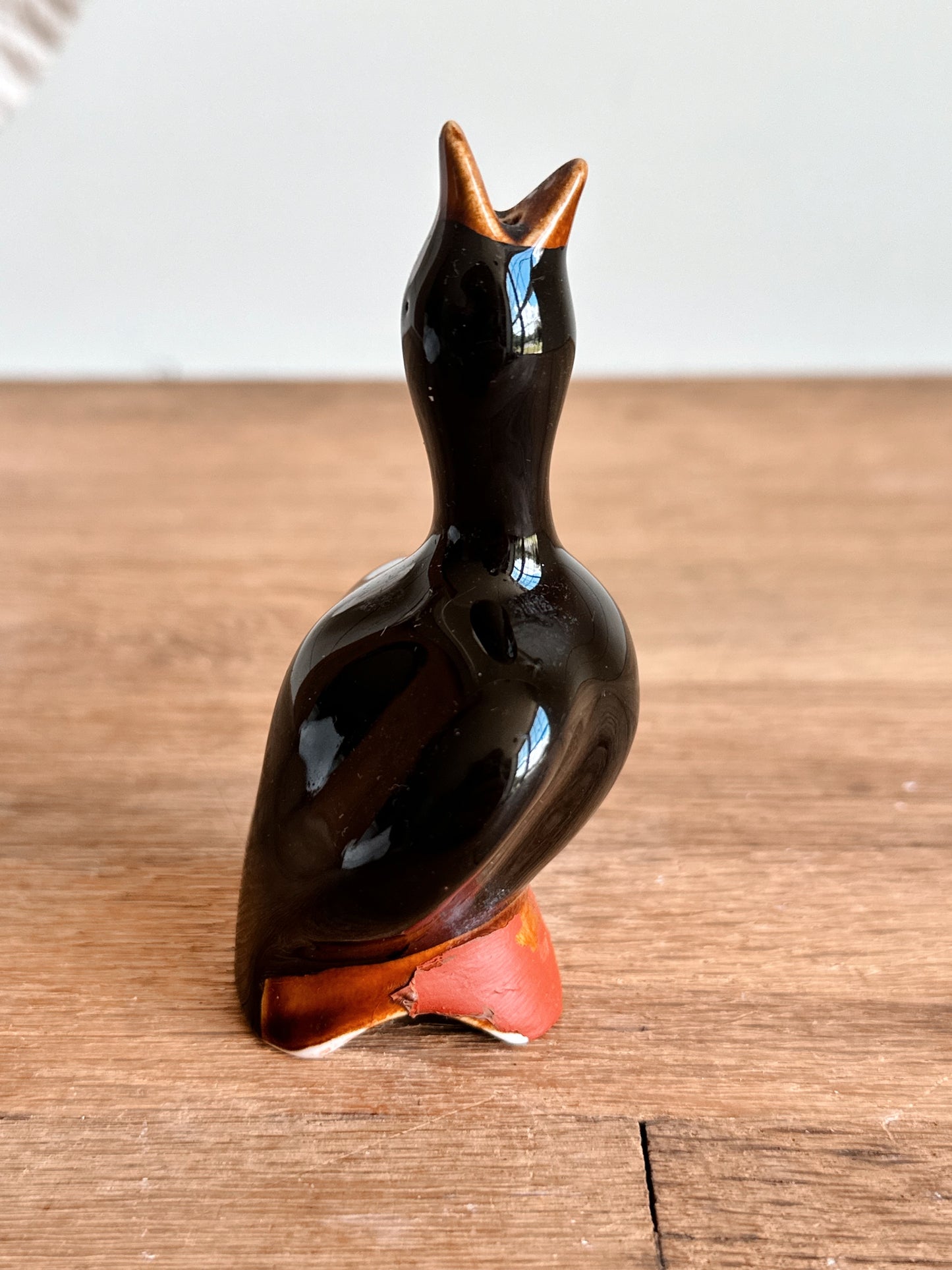 Vintage Black Pie Bird