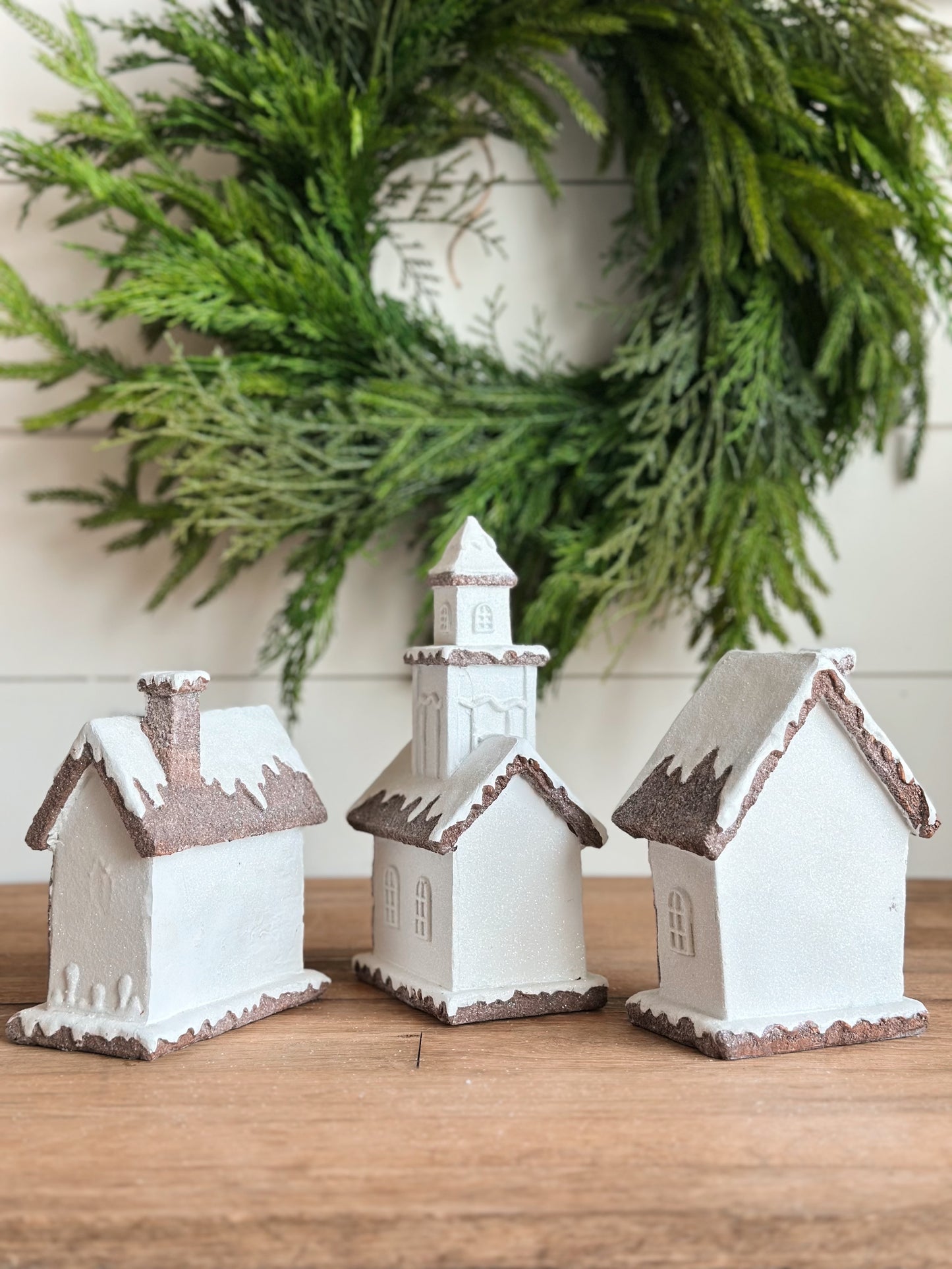 Frosted Gingerbread Houses