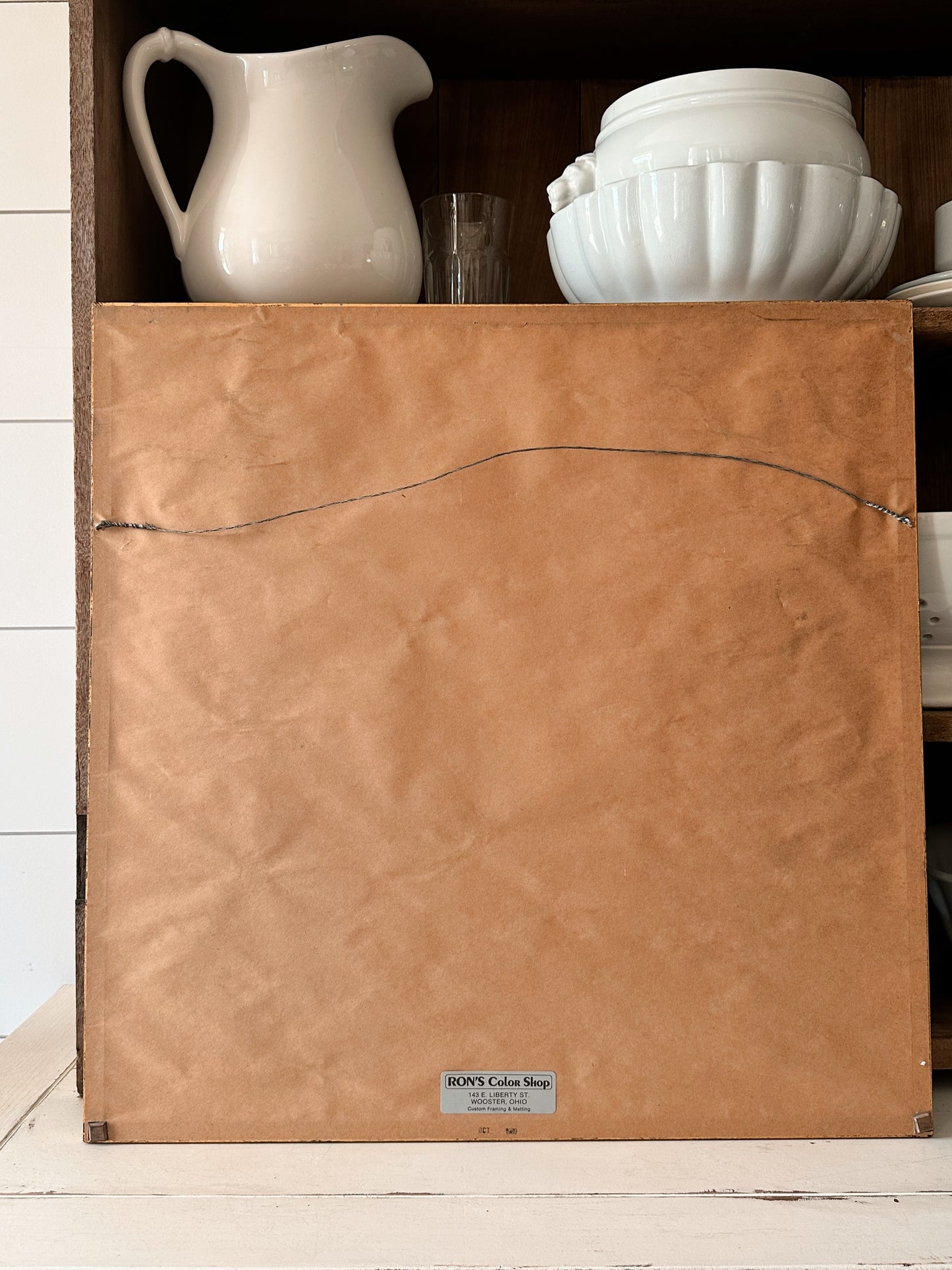 Beautifully Framed and Matted Vintage Doily