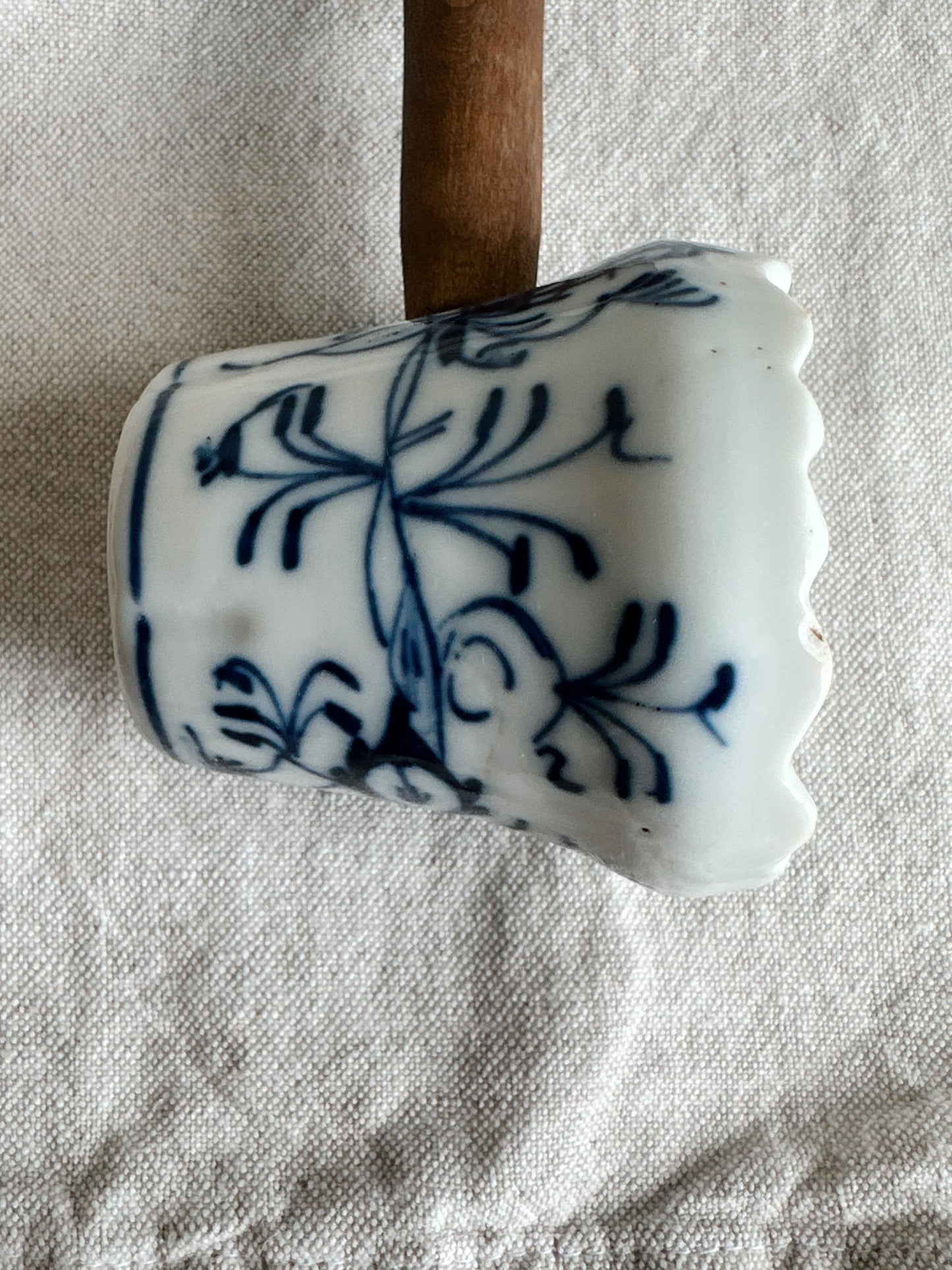 Antique English Onion Ware Meat Tenderizer