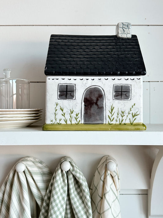 Cottage Cookie Jar