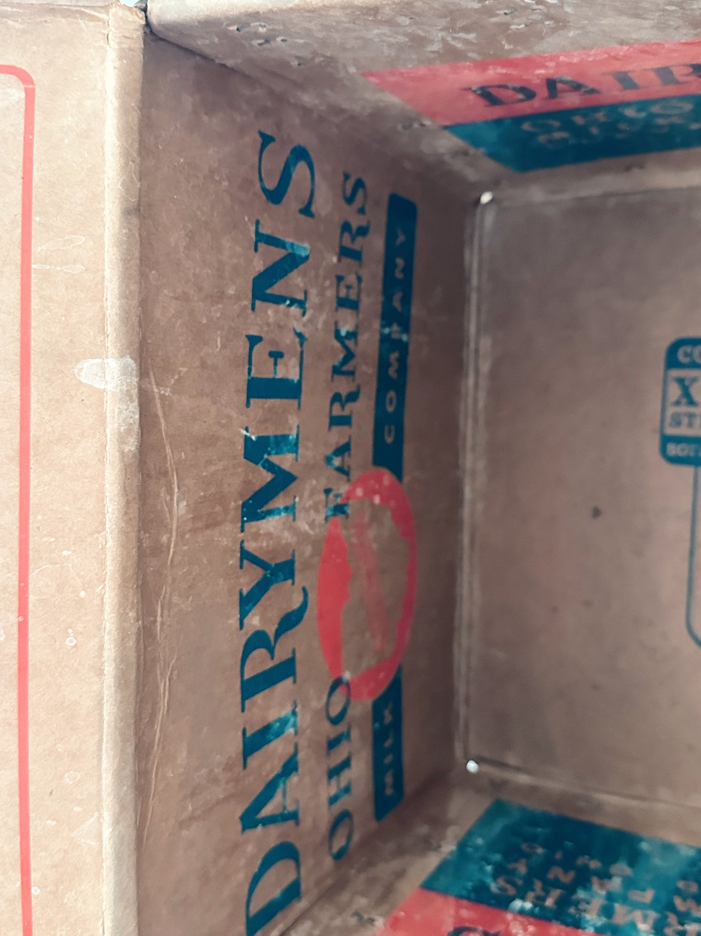 Vintage Dairy Box, Dairymen’s Ohio Farmers Milk