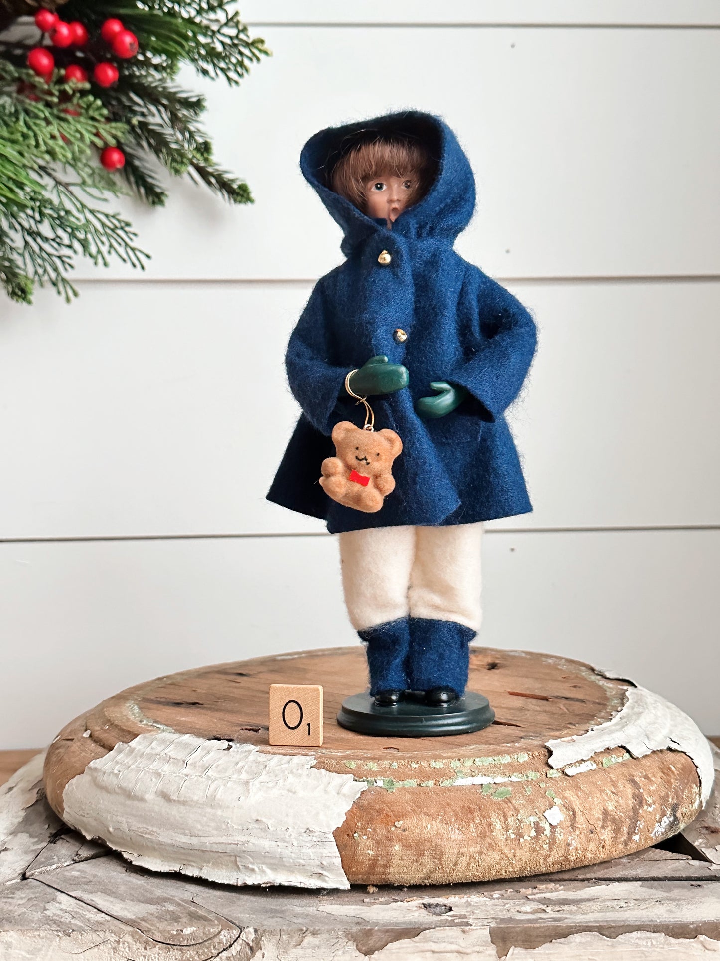 Vintage Victorian Style Caroler