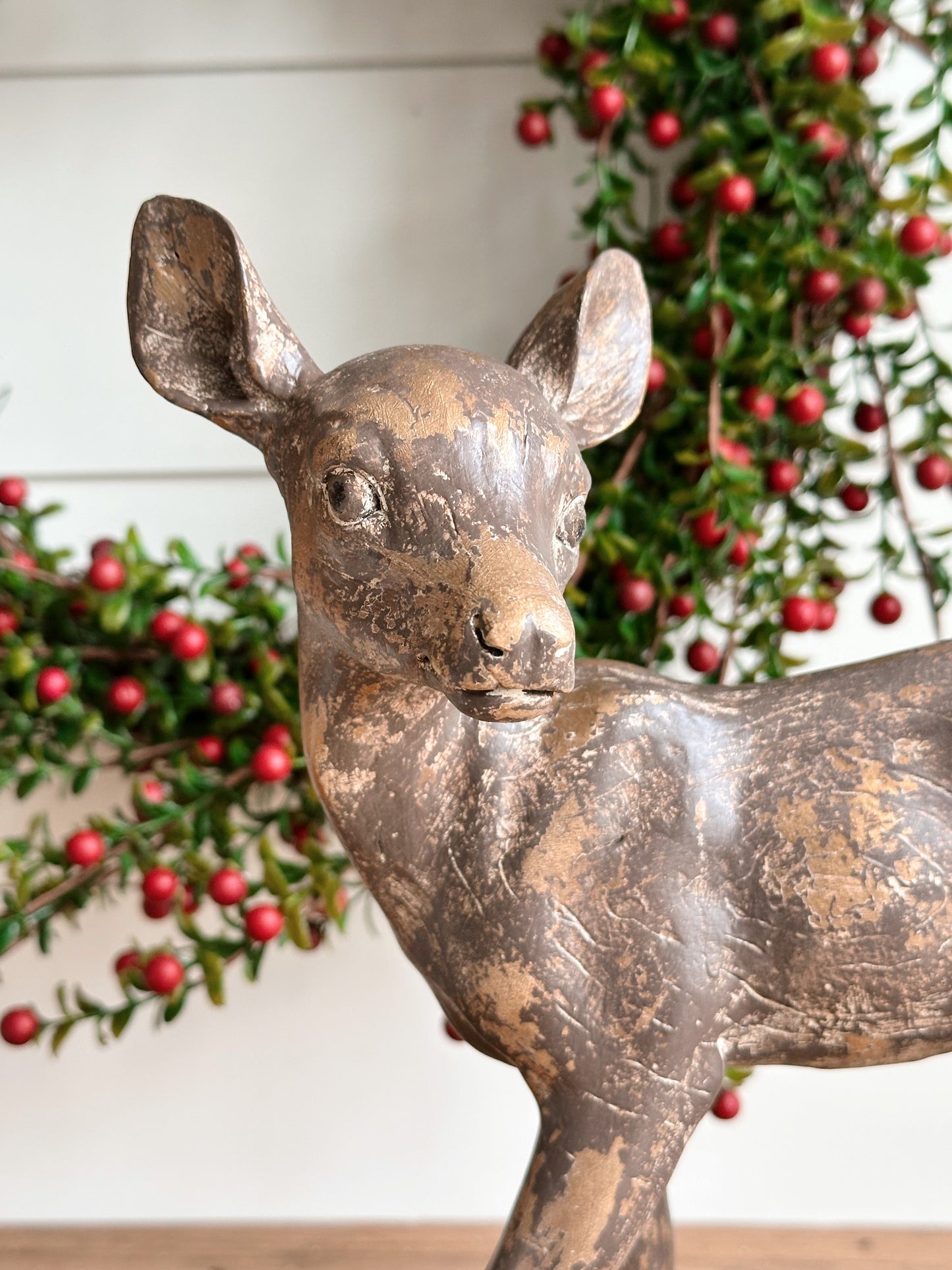 Vintage Hand Painted Deer