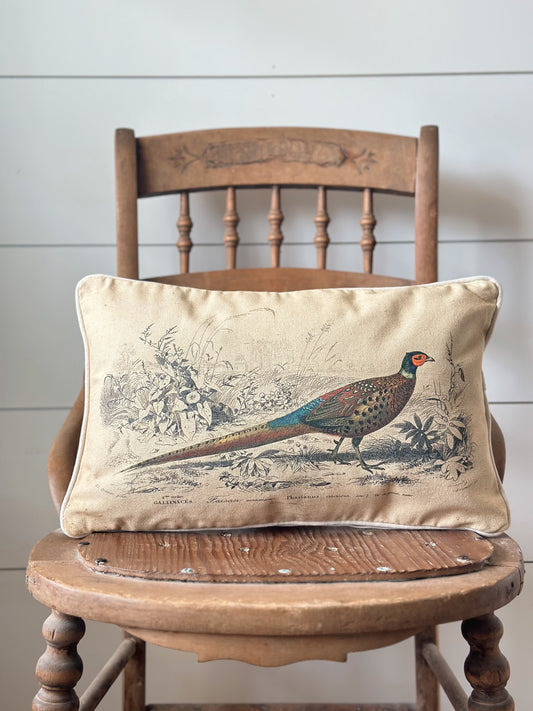 Pheasant Lumbar Pillow