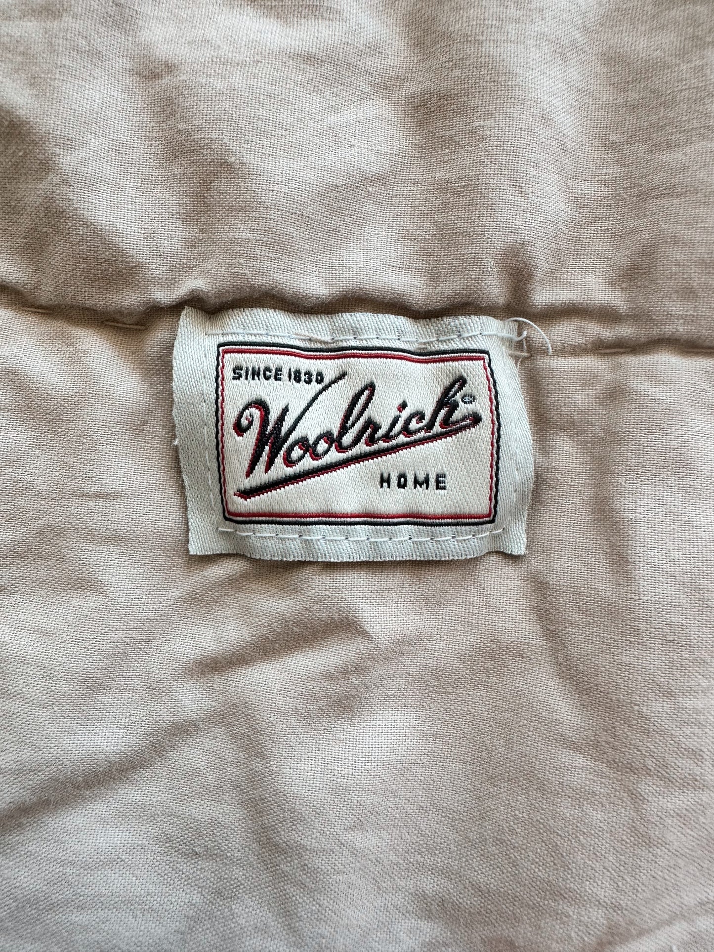 Vintage Woolrich Home Hand-Quilted Patchwork Quilt + Sham