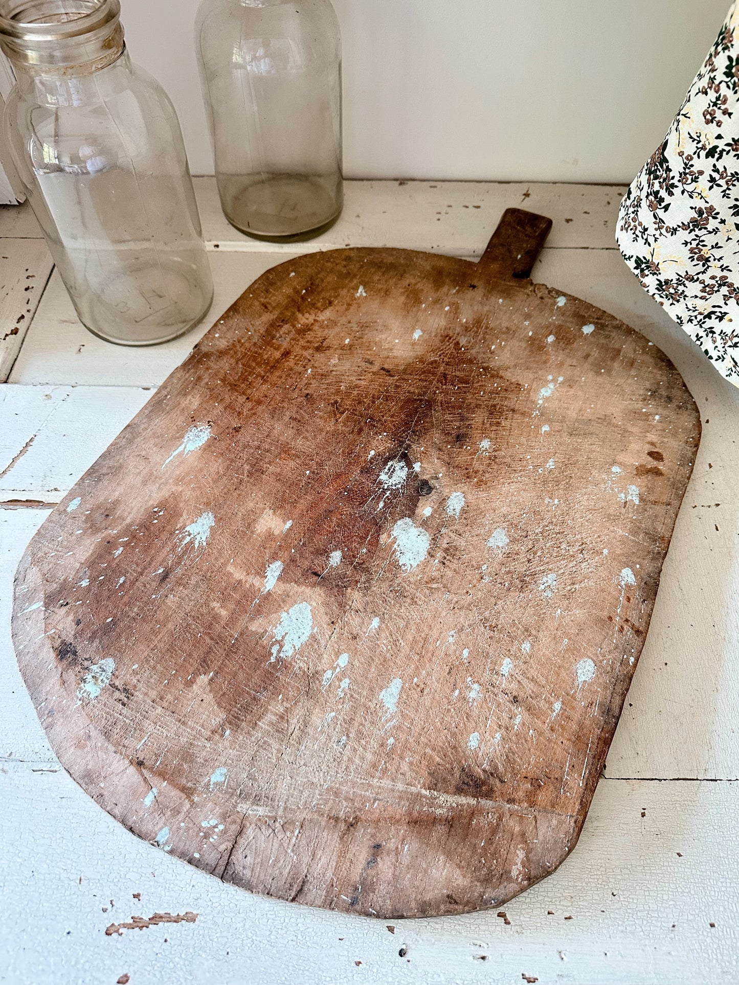 Antique European Bread Board