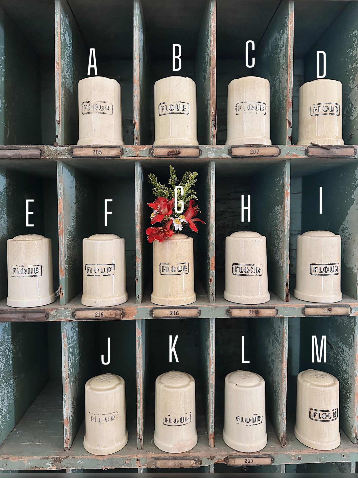 Vintage Flour Shakers