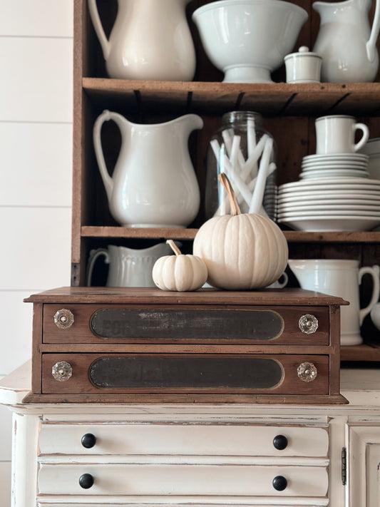Antique Spool Cabinet