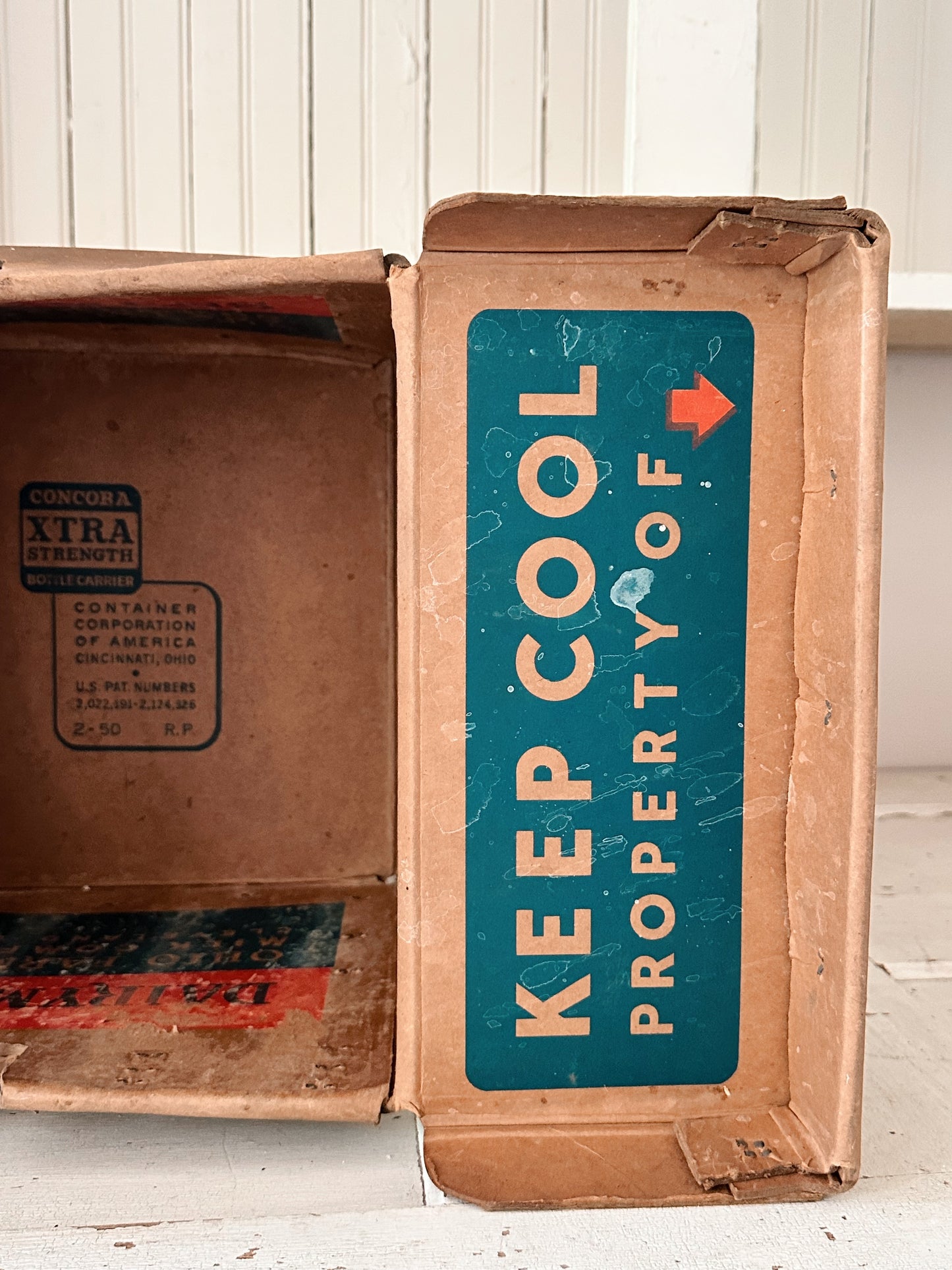 Vintage Dairy Box, Dairymen’s Ohio Farmers Milk