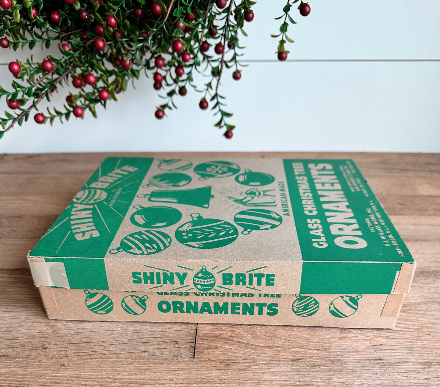 Box of Vintage Shiny Brites