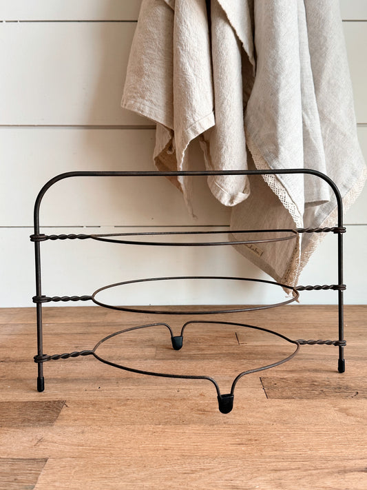 Vintage Metal Wire Pie Rack