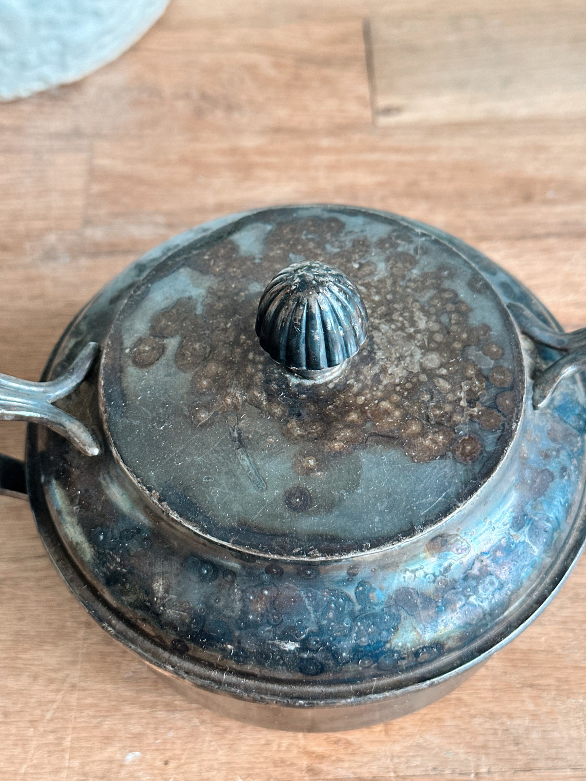 Vintage Reed & Barton Silver Soldered US Navy Sugar Bowl