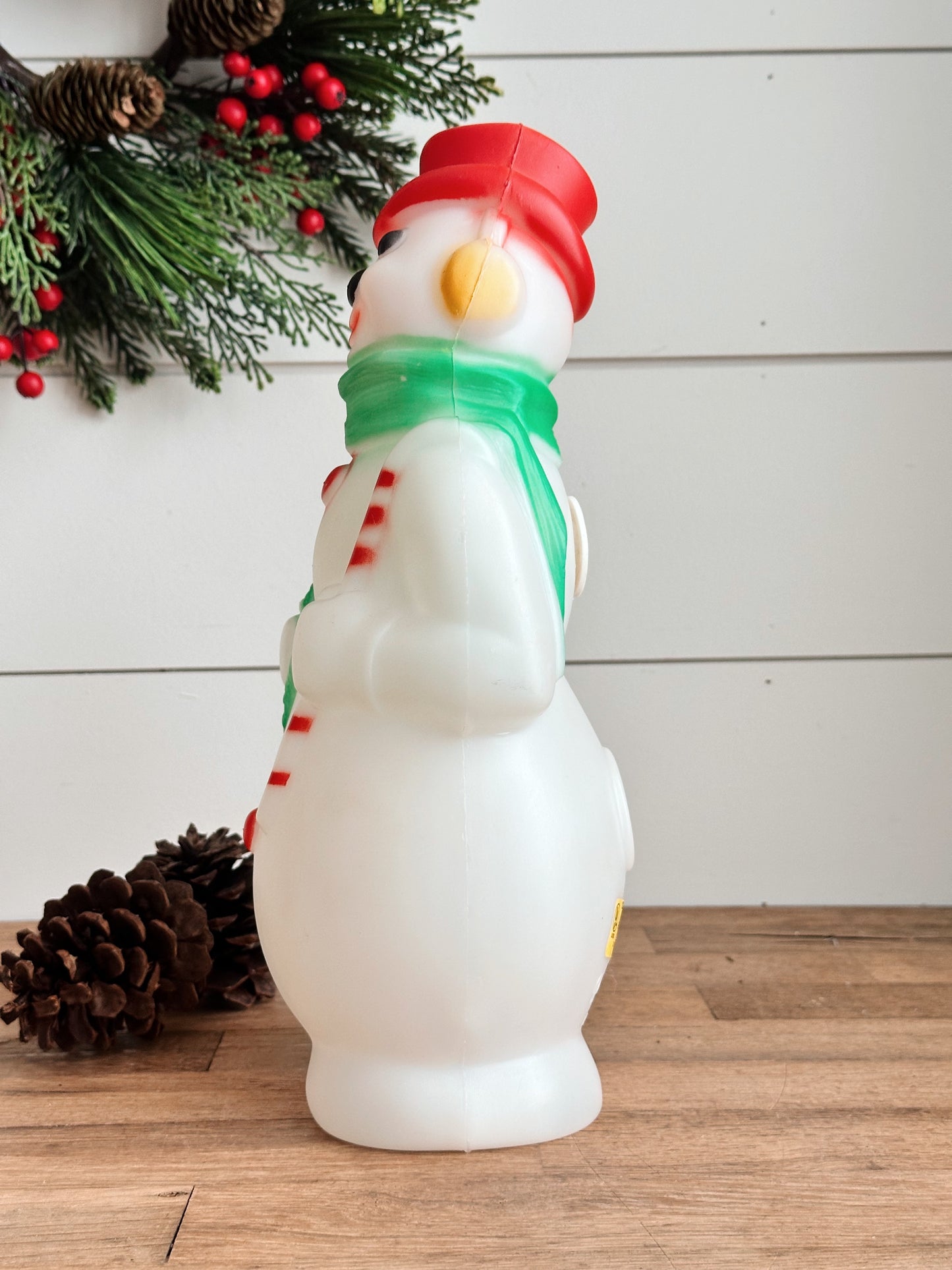 Vintage Empire Snowman Blow Mold