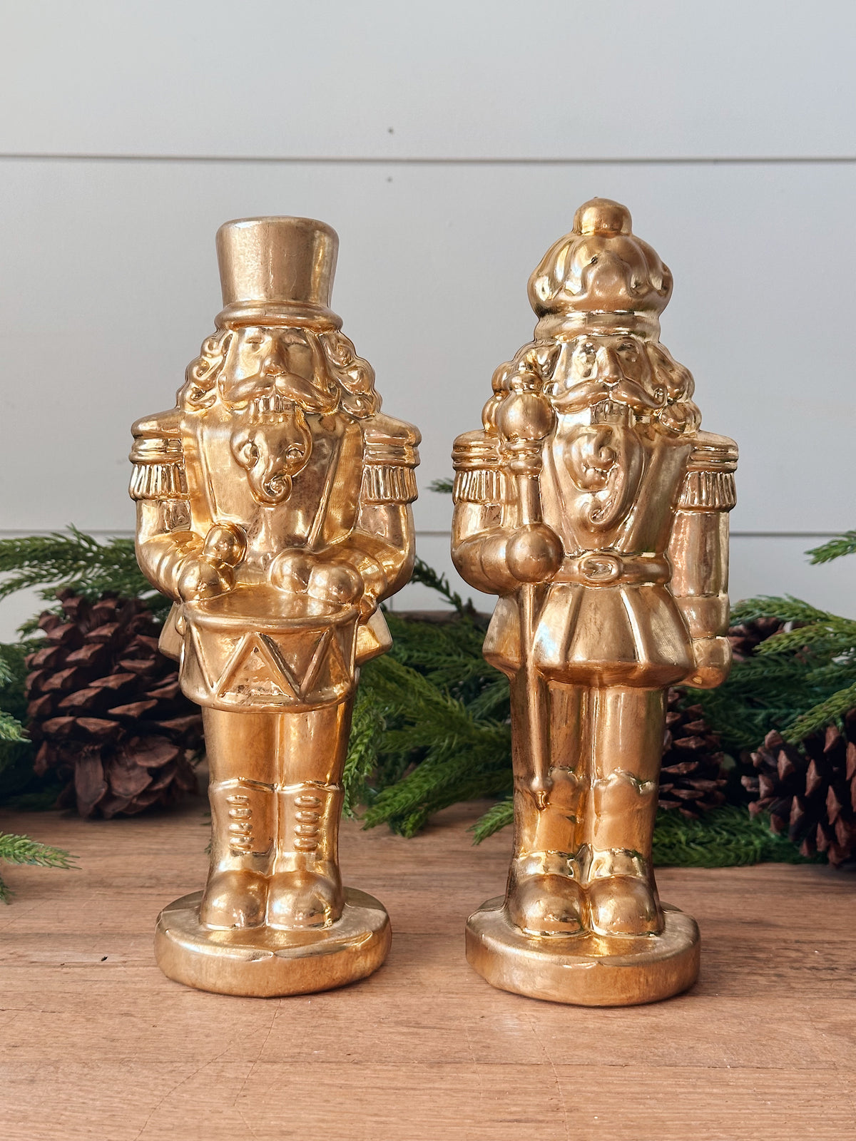 Gold Blown Glass Soldiers