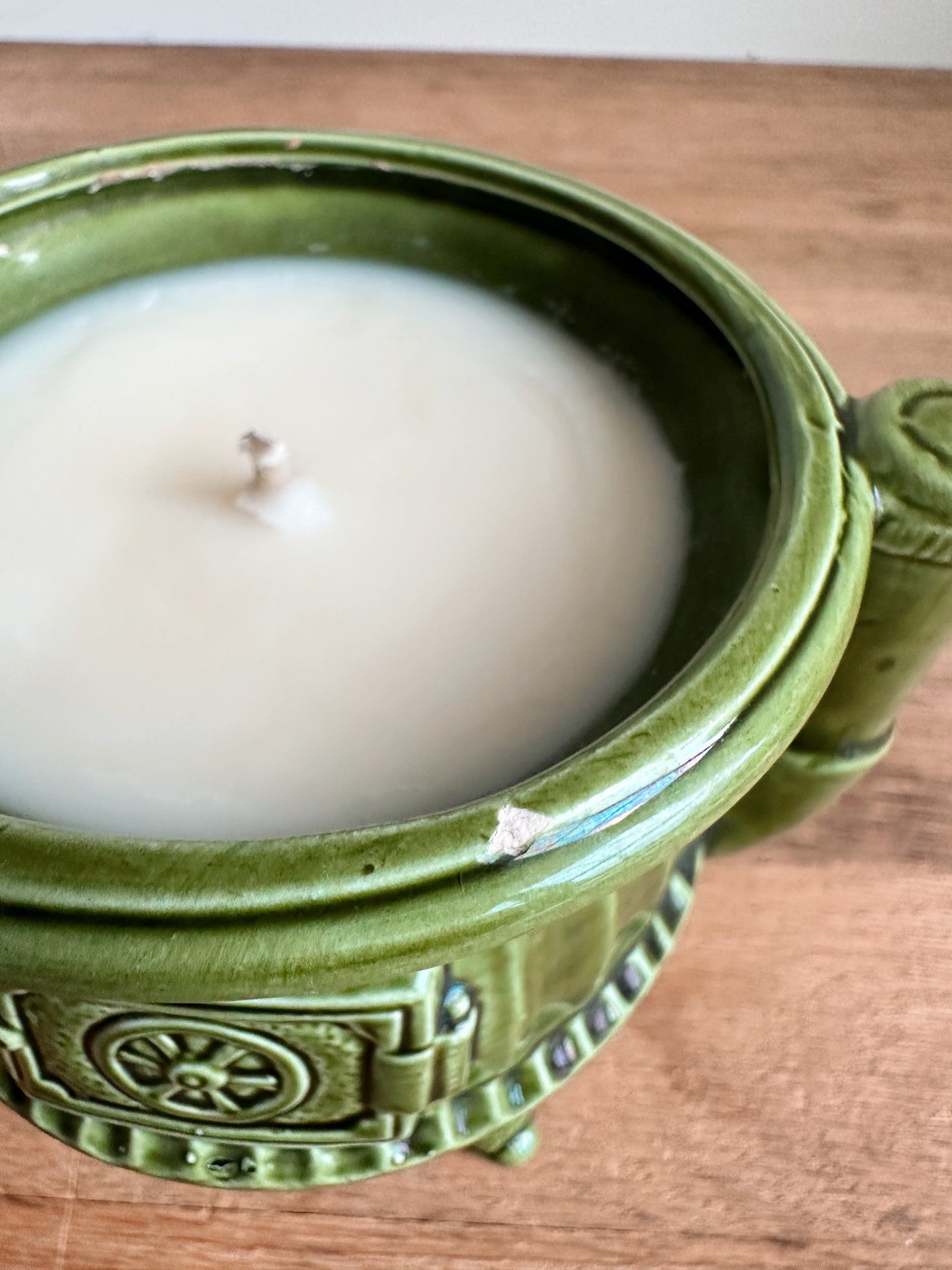 Spiced Honey - Vintage Porcelain Pot Belly Stove