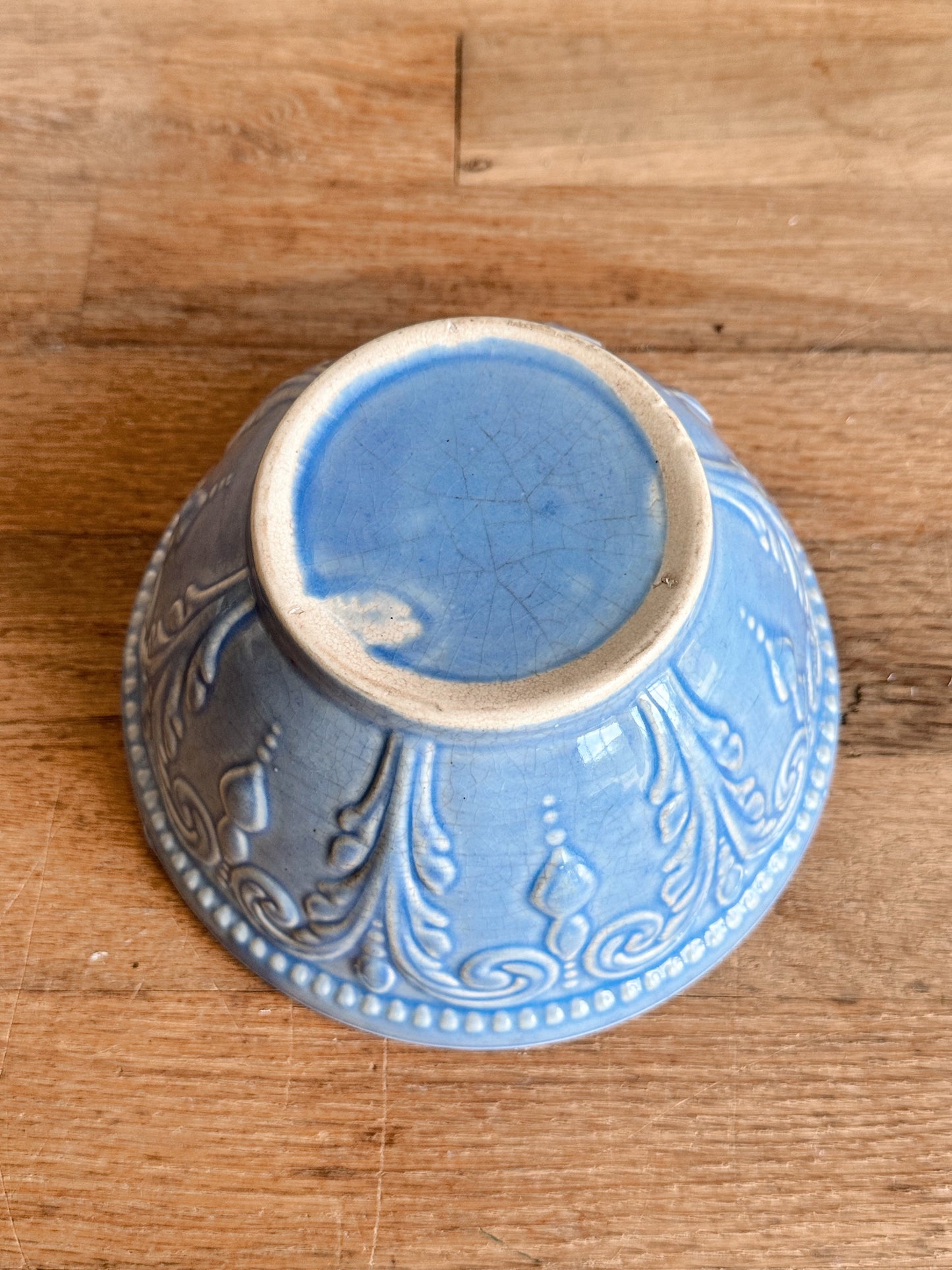 Beautiful Blue Stoneware Bowl