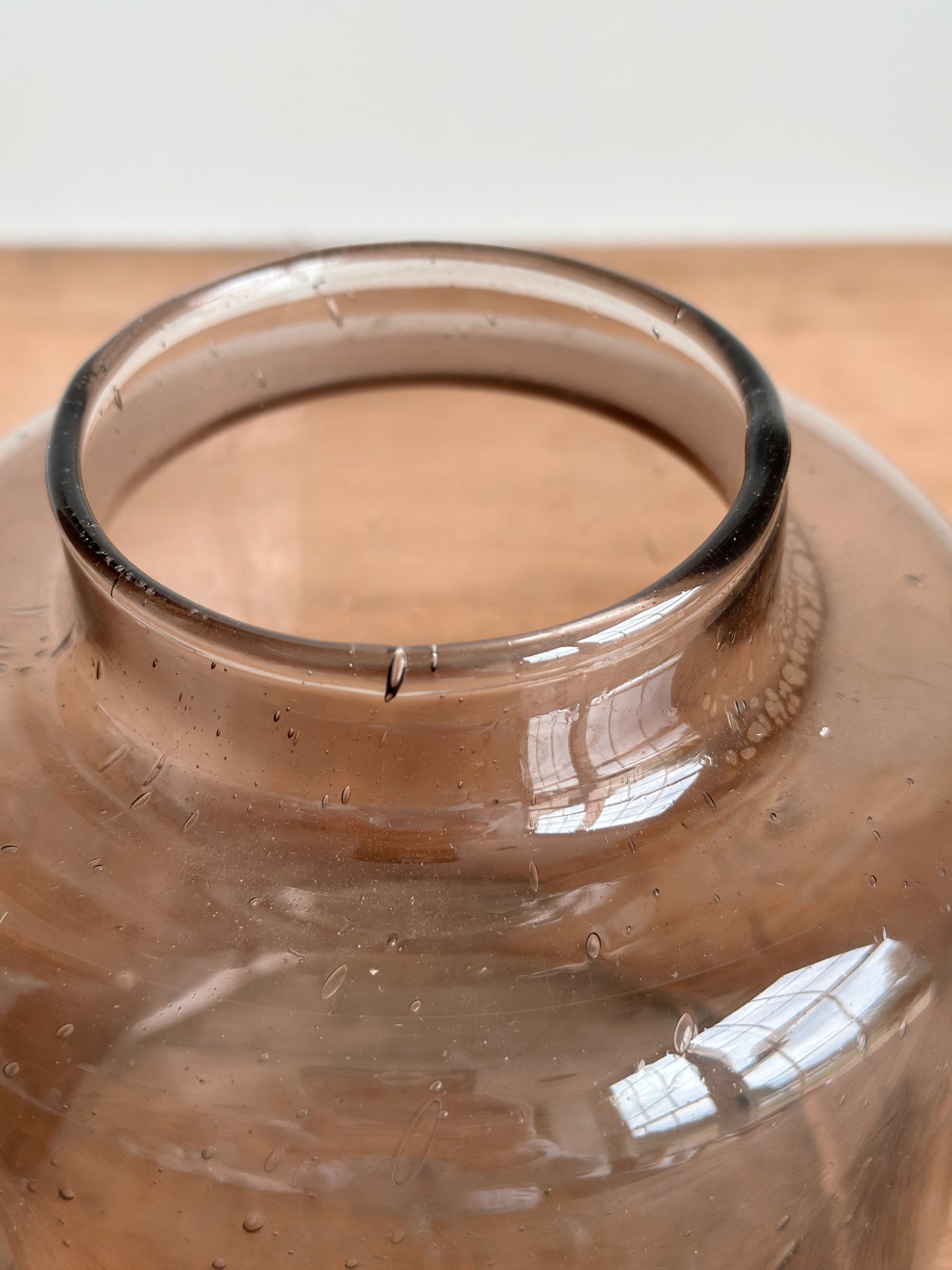 Mouth Blown Glass Vase