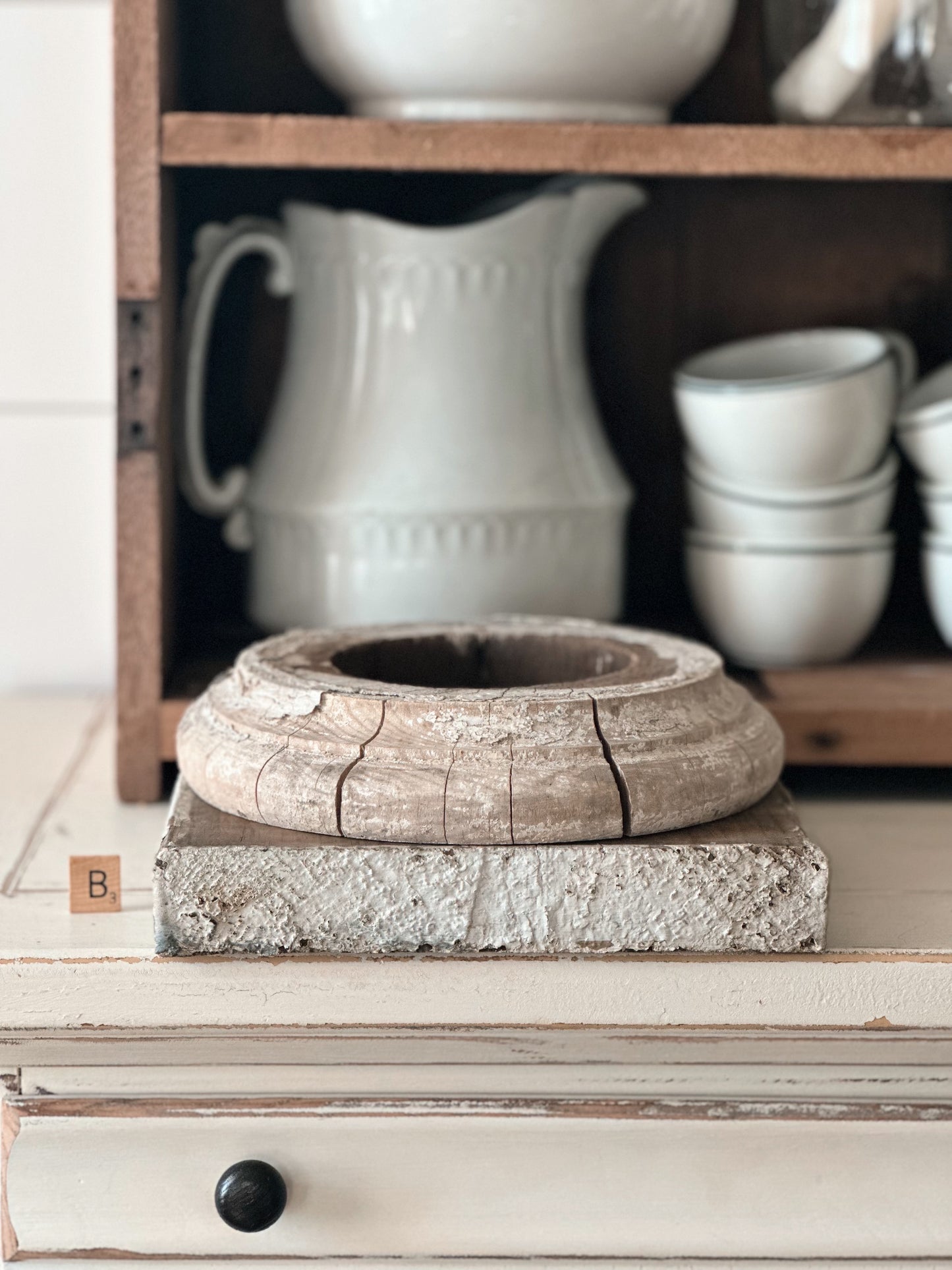 Chippy Salvage Column Base Riser