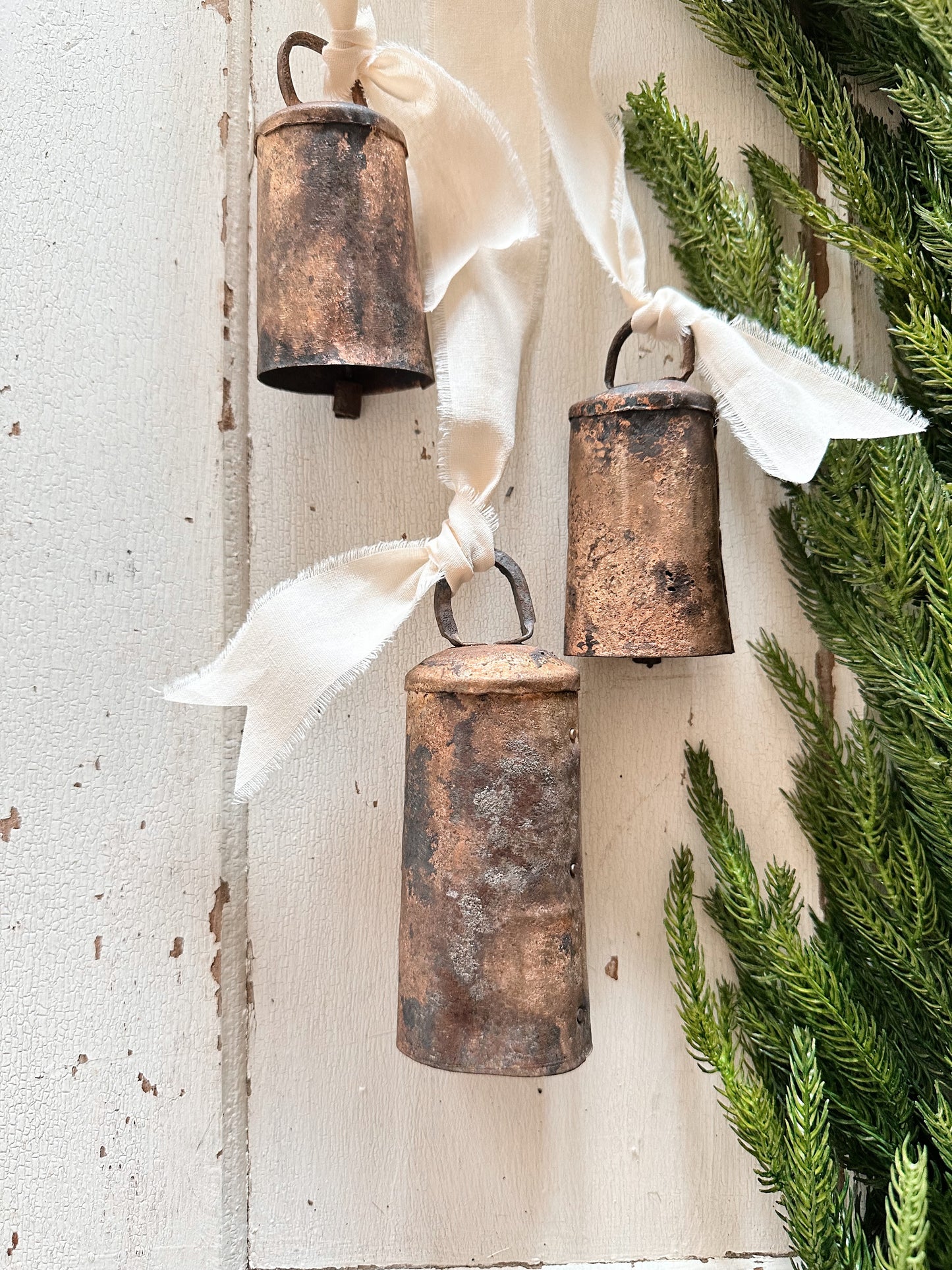 Vintage Tin Bells (set of 3)