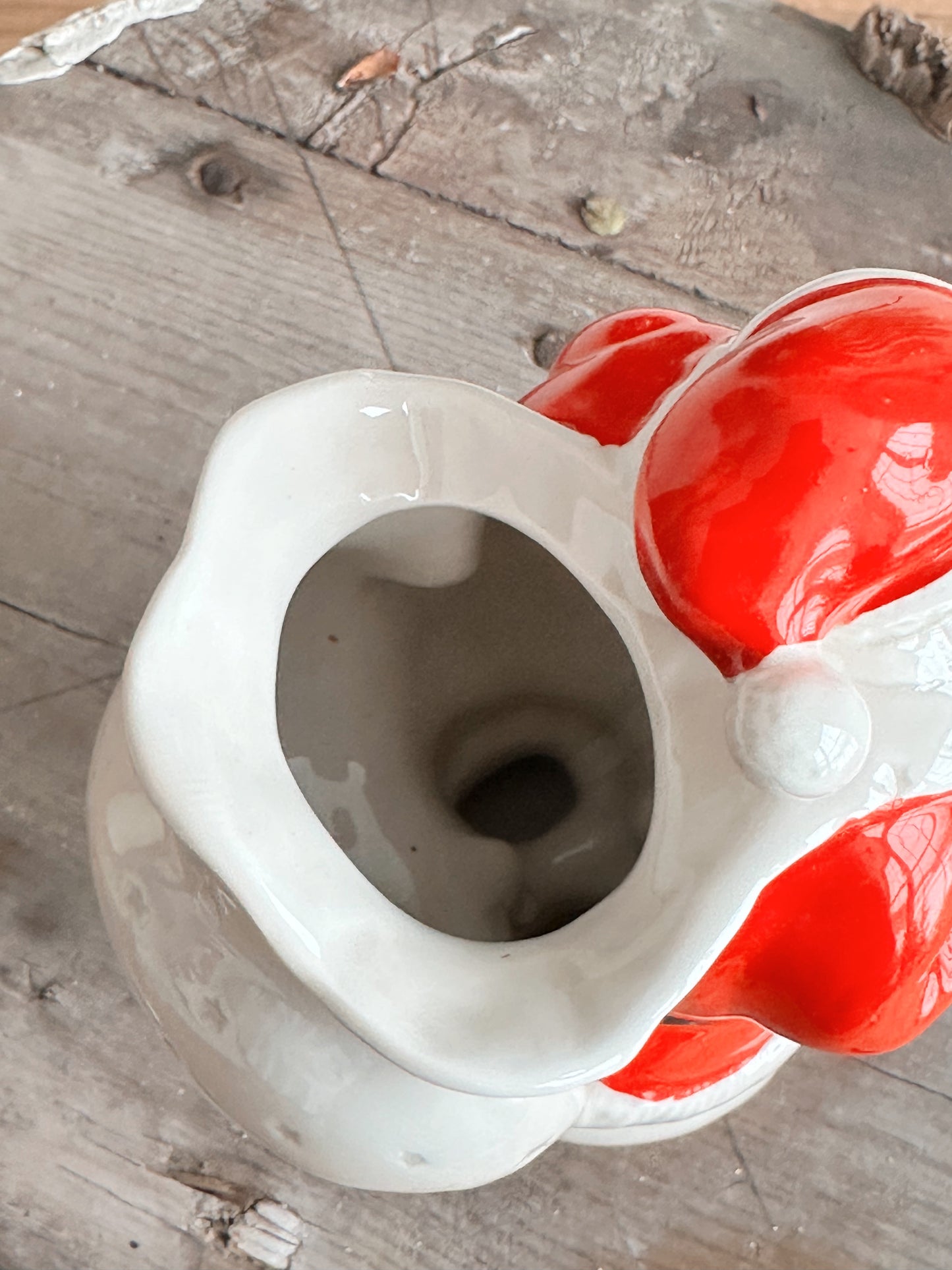 Vintage Fitz & Floyd Santa Vase