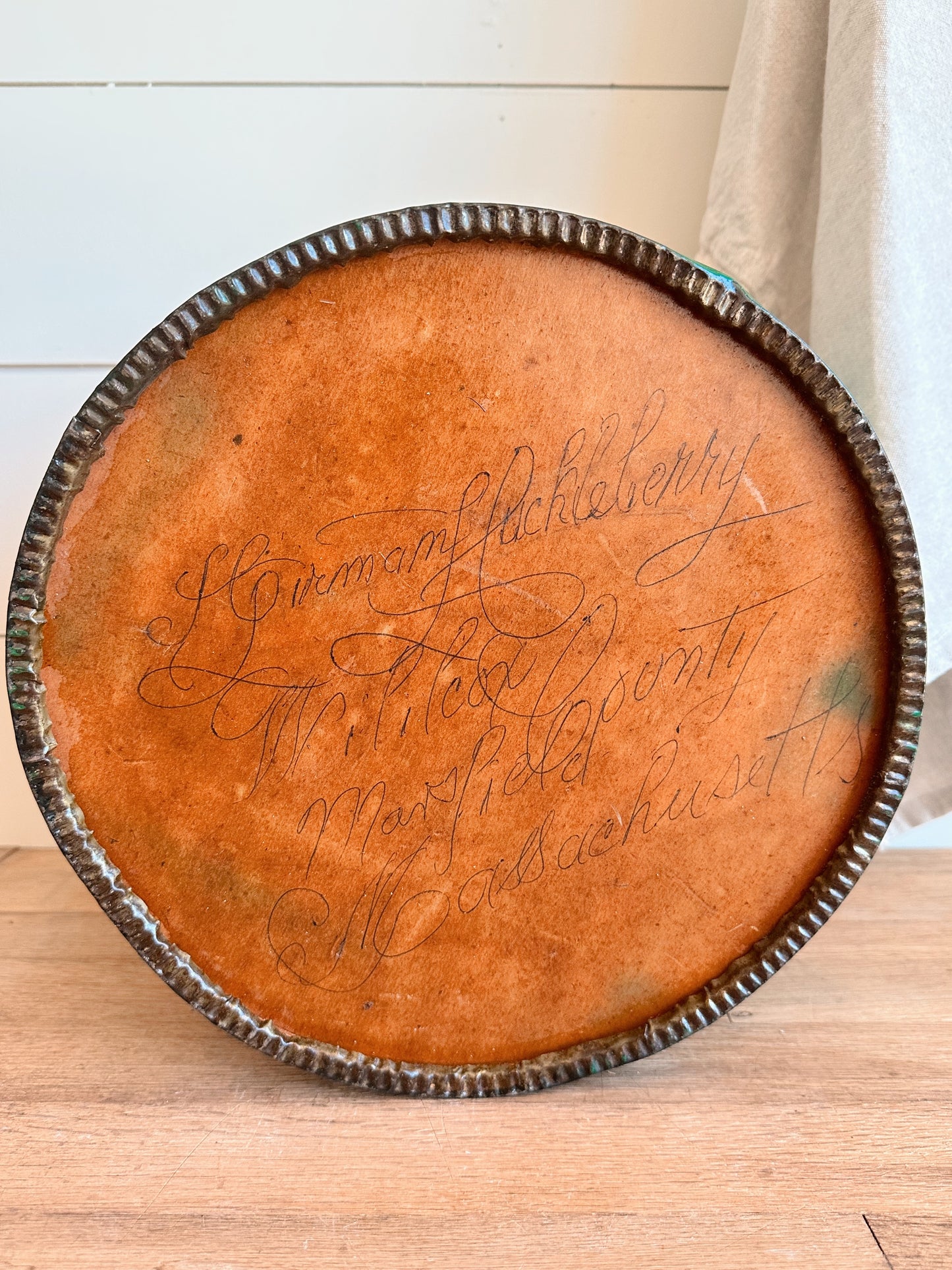 Vintage Hand Painted Berry Bucket