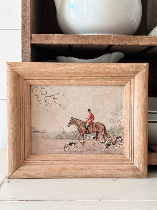 Vintage Fox Hunt Print