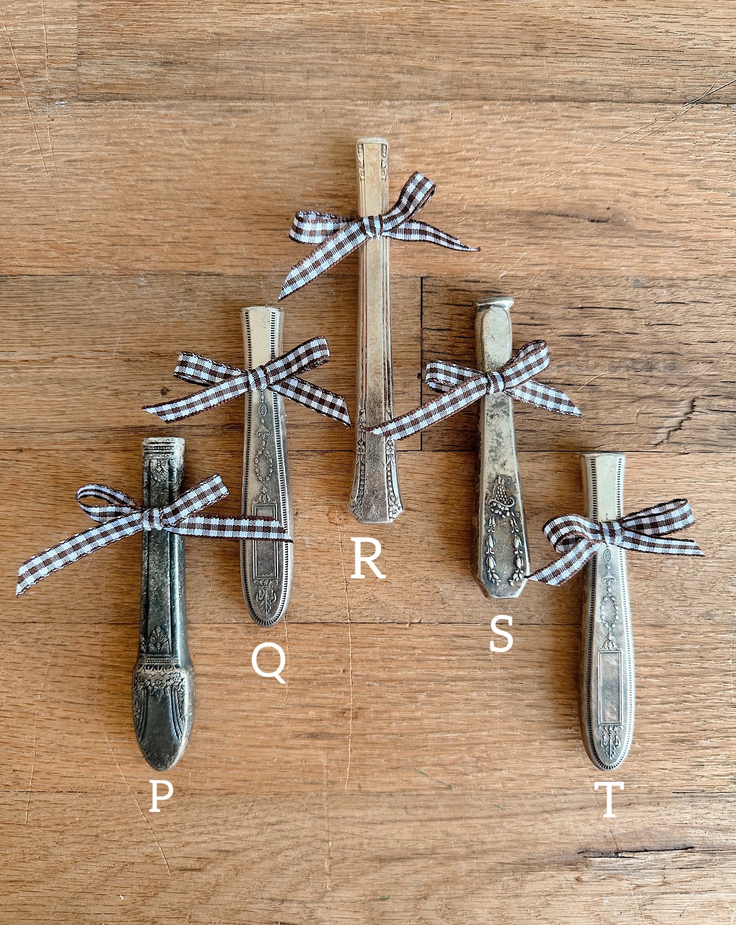 Salvage Silver Plate Vase Magnets