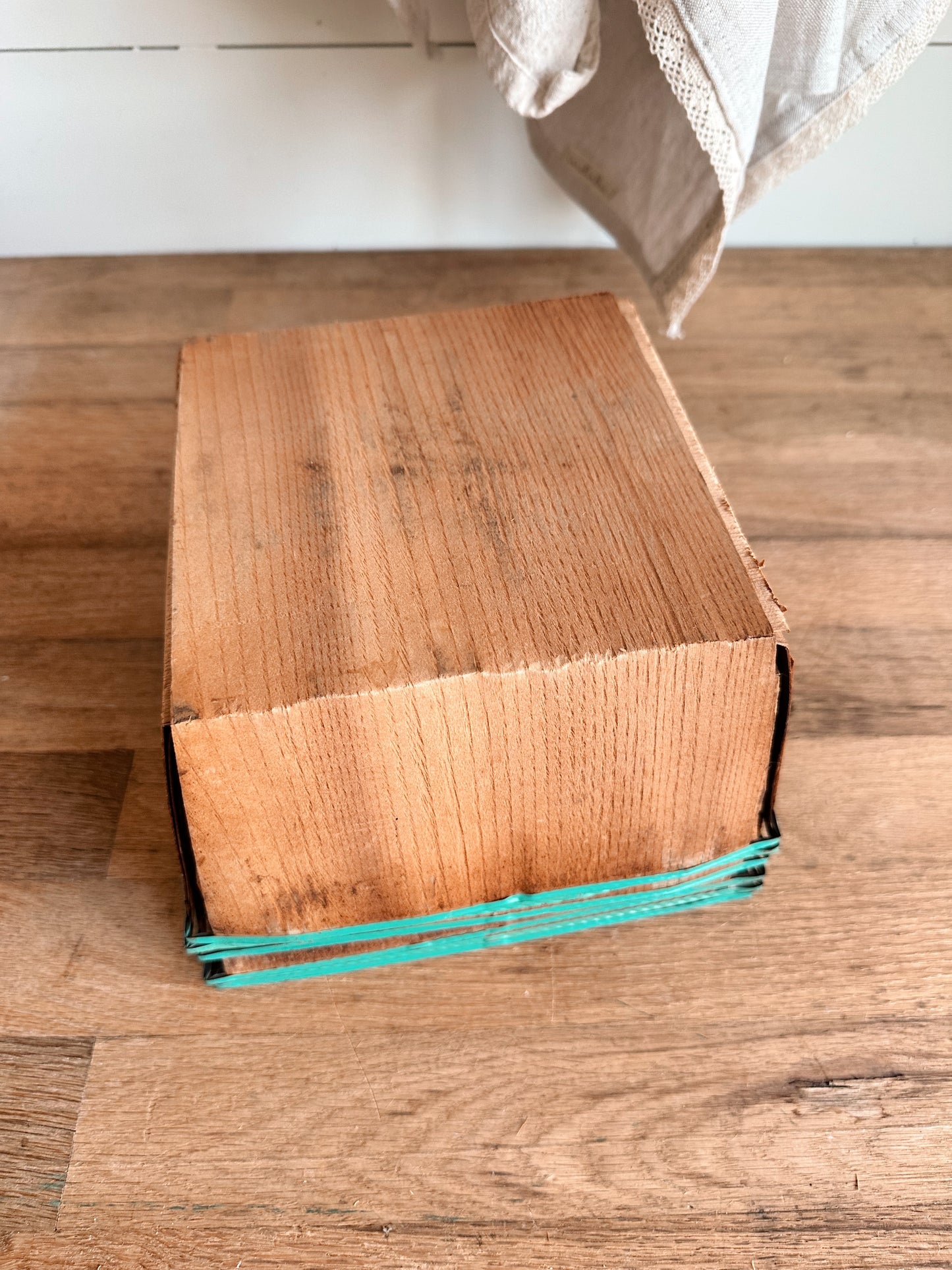 Collection of Six Large Split Cedar Berry Baskets