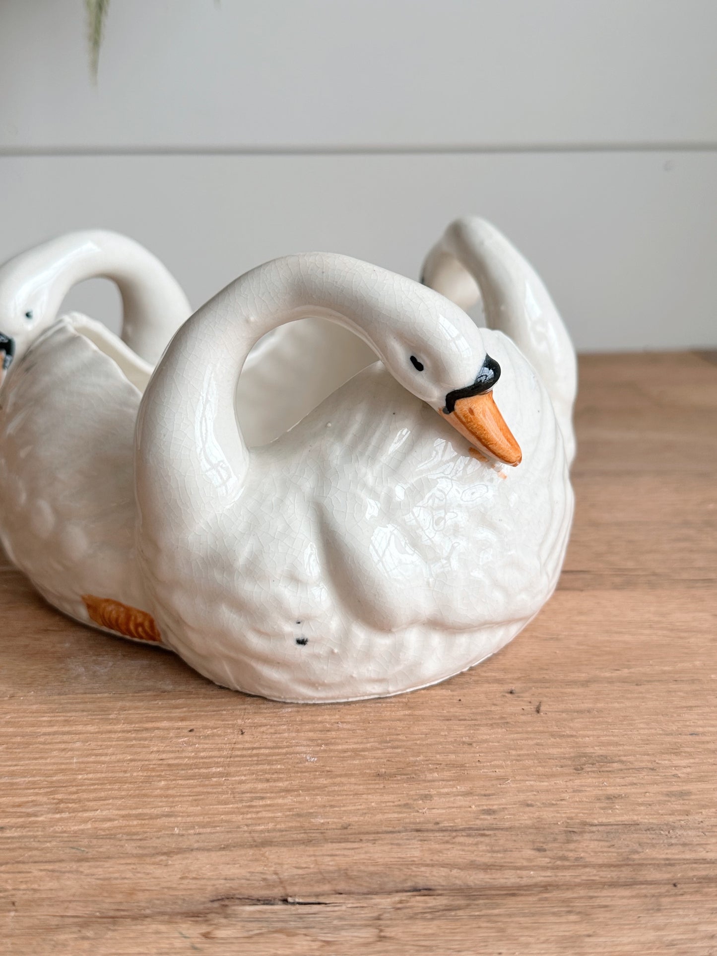 Vintage Swan Planter (Japan)