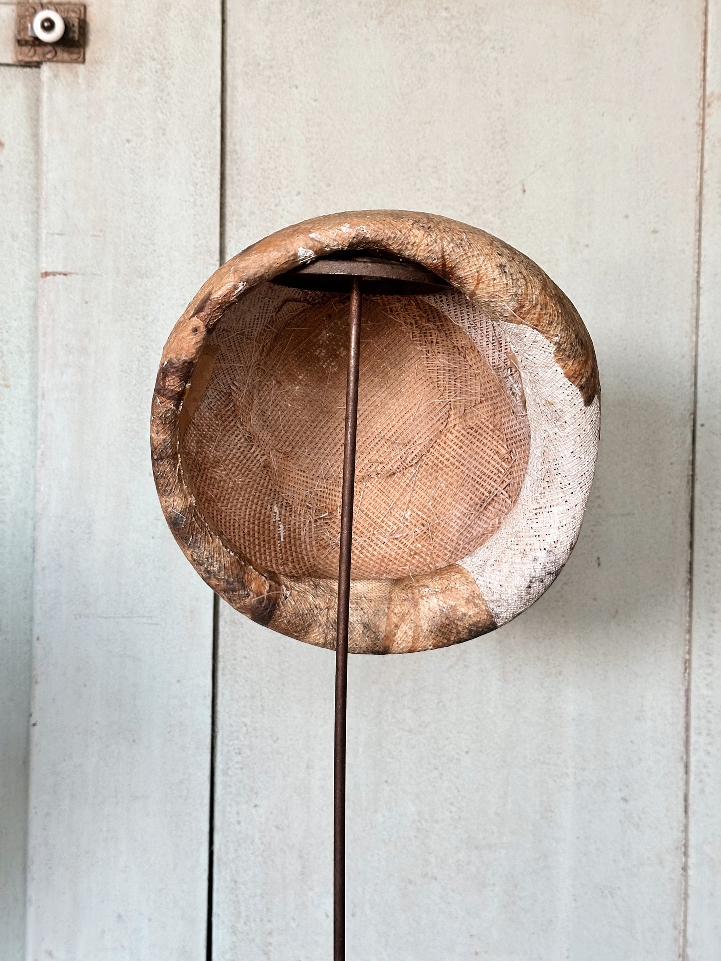 Vintage Hessian Hat Mold