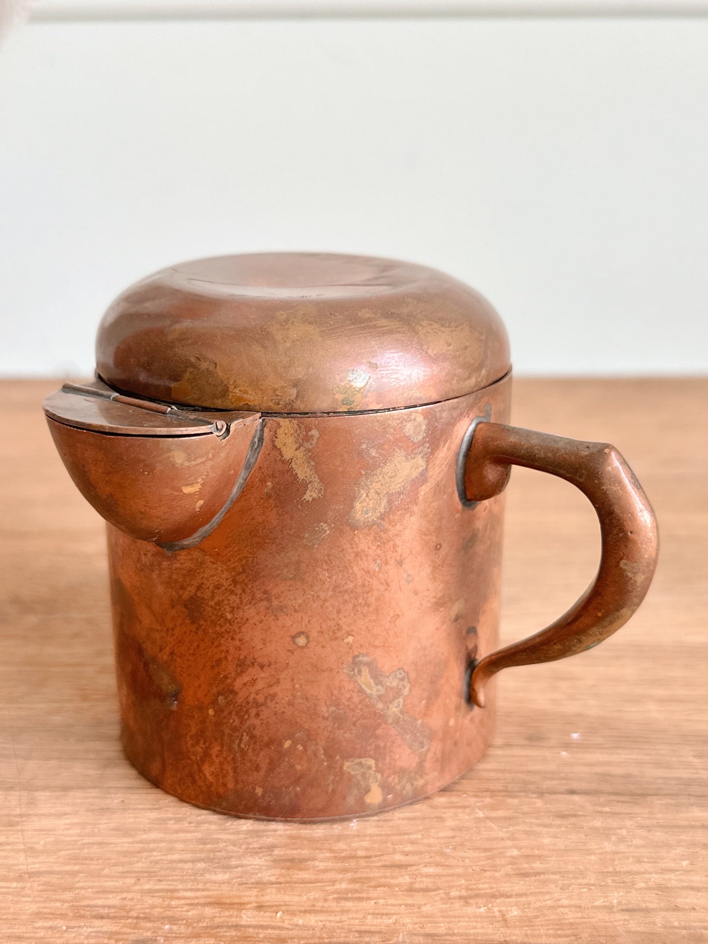 Vintage Copper Creamer