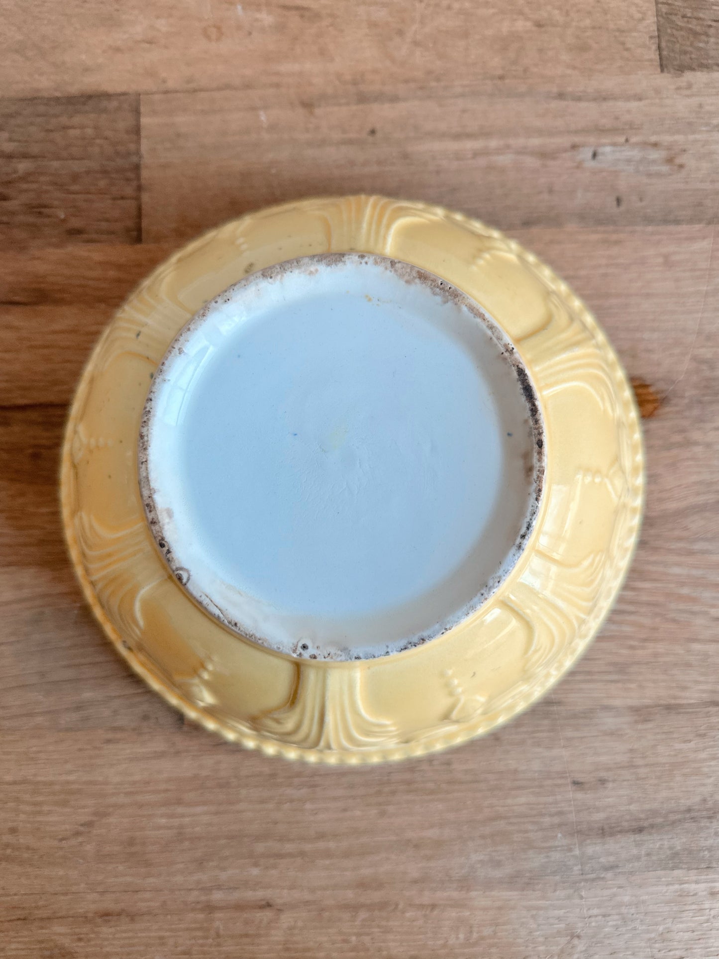 Vintage Yellow Stoneware Bowl