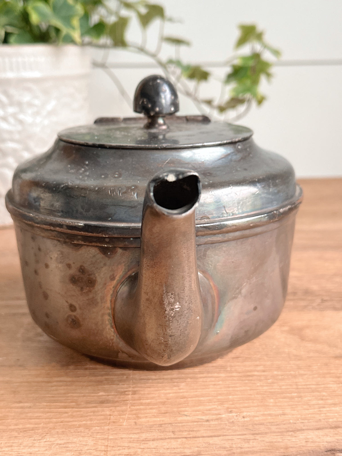 Vintage Reed & Barton Silver Soldered US Navy Tea Pot
