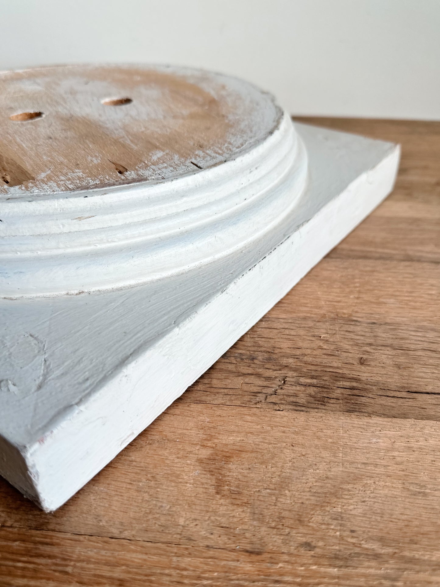 Vintage Wooden Column Base Riser