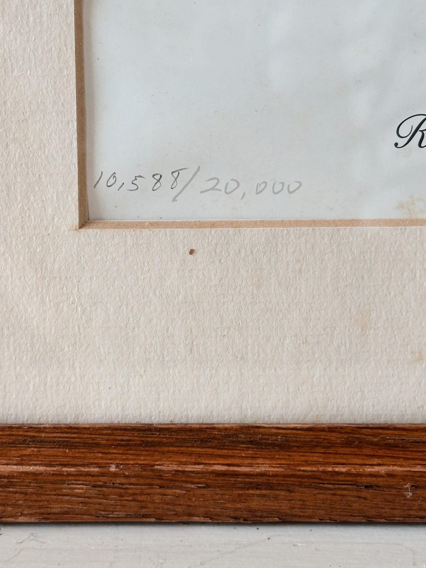 Vintage Signed and Numbered Pheasant Print