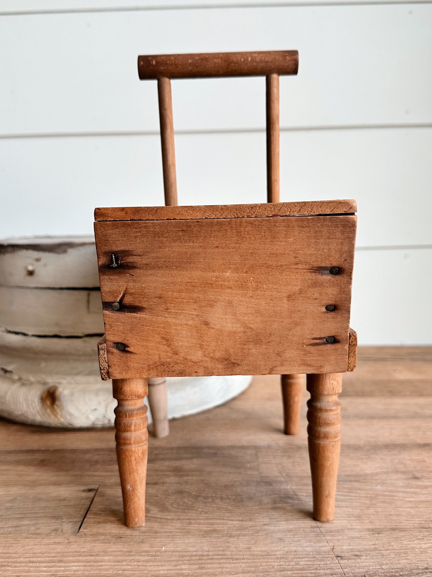 Collection of Antique Miniature Wood Laundry Items